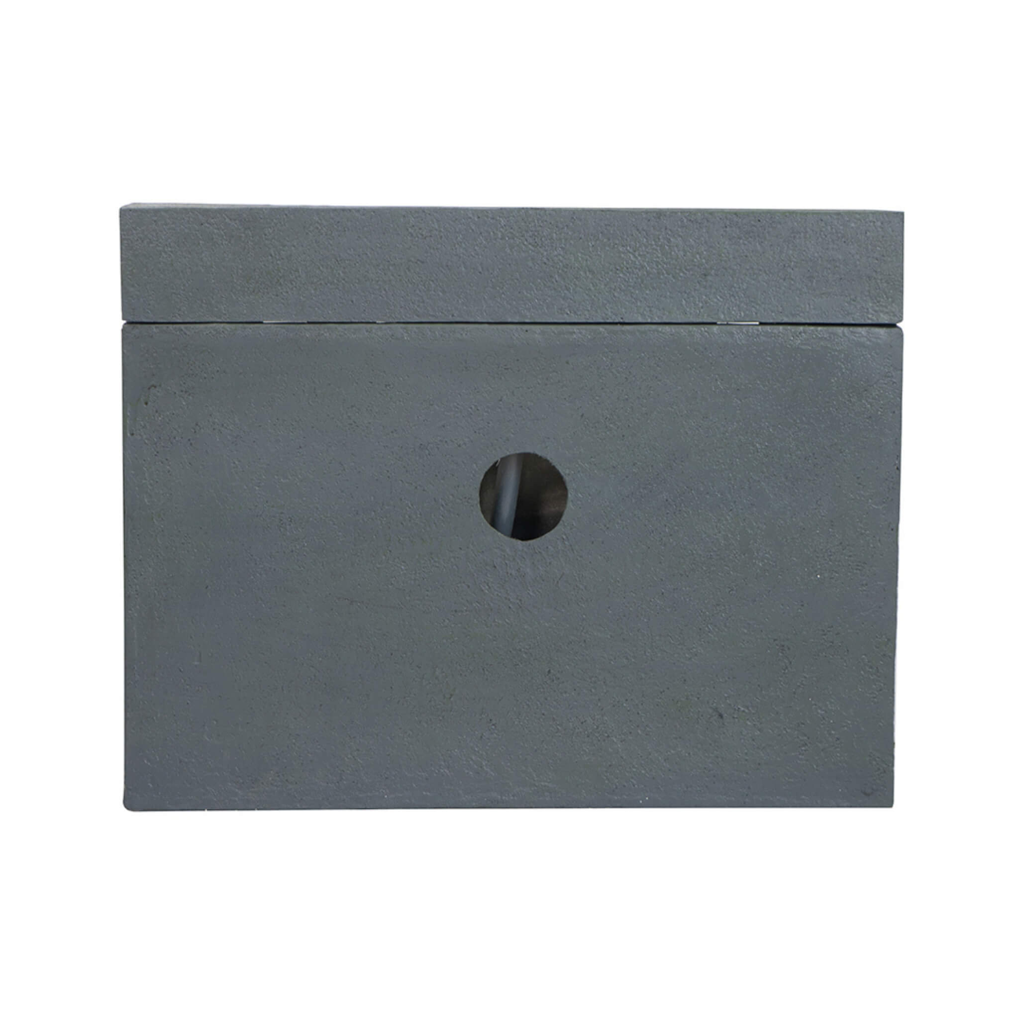 Alora Premium Outdoor Contemporary Modern Rectanglar Decorative Water Fountain, Gray (SAK09215) – SAKSBY WHOLESALE, view 4