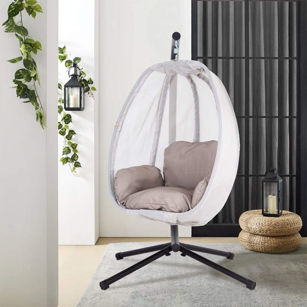 Alora Premium 70-Inch Outdoor Hammock Egg Swing Chair With Stand (SAK42317) – SAKSBY WHOLESALE, view 4