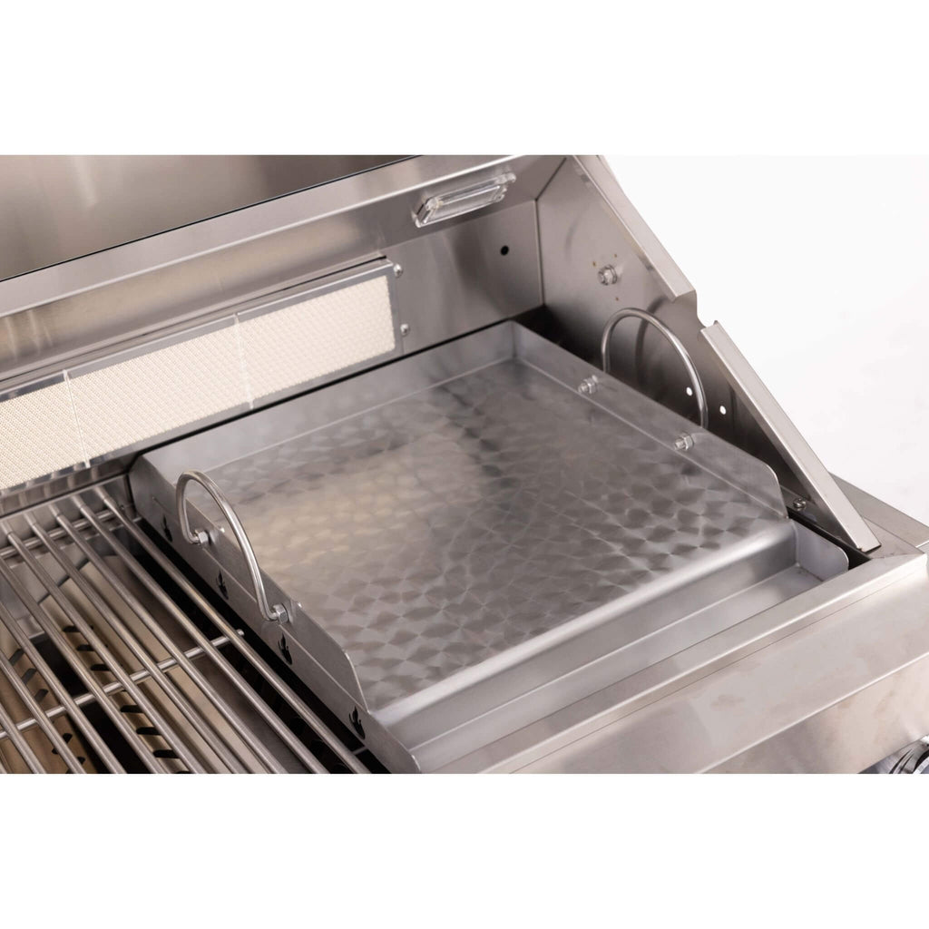 Premium Outdoor Kitchen With 32-Inch 60K BTU Built-In Stainless Steel LPG Gas Grill, Door And Drawer Combo And Stainless Stee