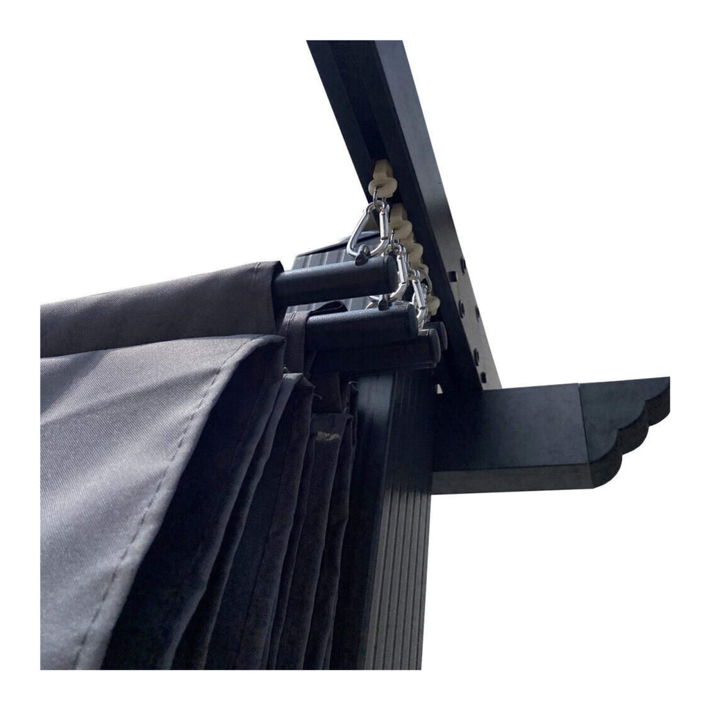 [10X13FT] Alora Premium Outdoor Patio Retractable Pergola With Canopy (SAK01864) – SAKSBY WHOLESALE, view 7