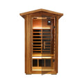 Thermora Xyra Premium 1-Person Outdoor Red Cedar Infrared Sauna With Low EMF, Chromotherapy And Bluetooth (SAK32783) – SAKSBY