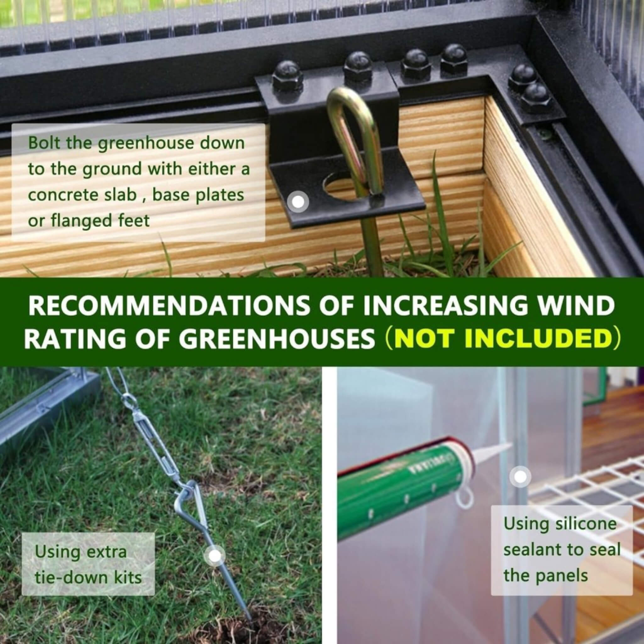 [06X12FT] Premium Polycarbonate Gray Walk-In Greenhouse Kit With Adjustable Vent And Lockable Door (SAK35264) – SAKSBY WHOLES