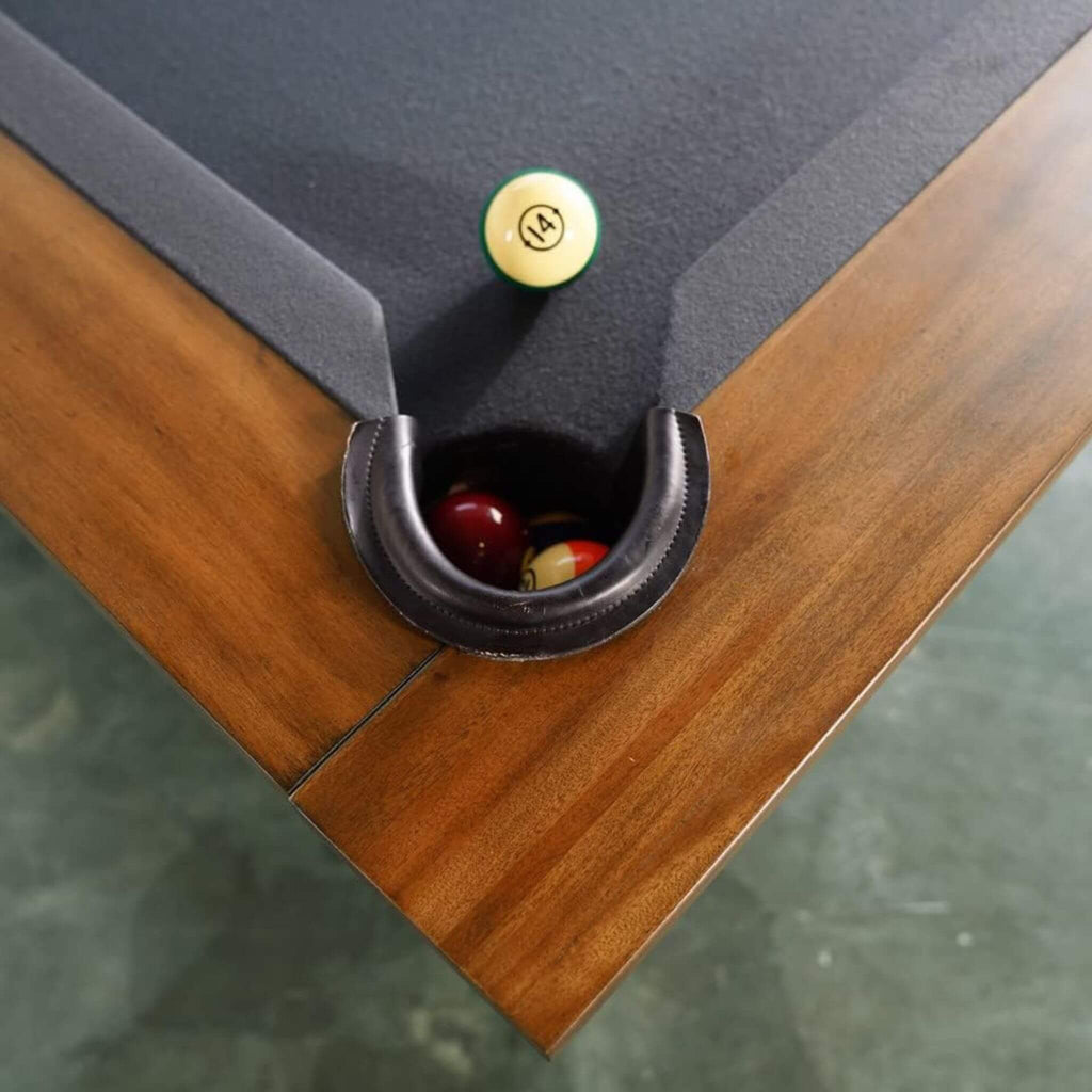 8FT Premium Professional Presli Slate Native Acacia Solid Wood Billiard Pool Table With Custom Table Cloth (SAK90428) – SAKSB
