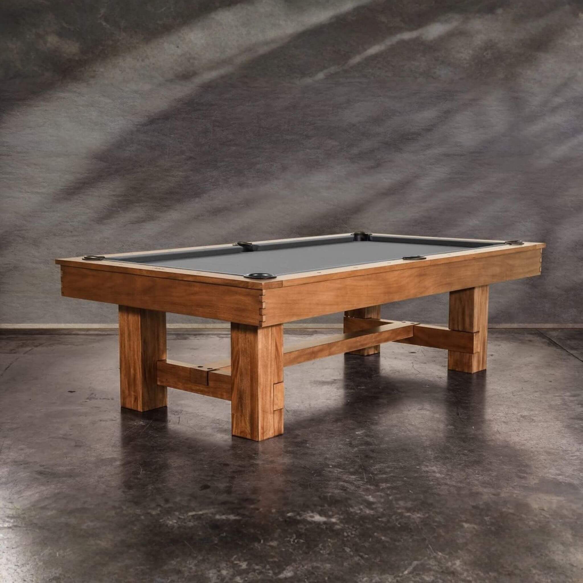 8FT Premium Professional Presli Slate Native Acacia Solid Wood Billiard Pool Table With Custom Table Cloth (SAK90428) – SAKSB