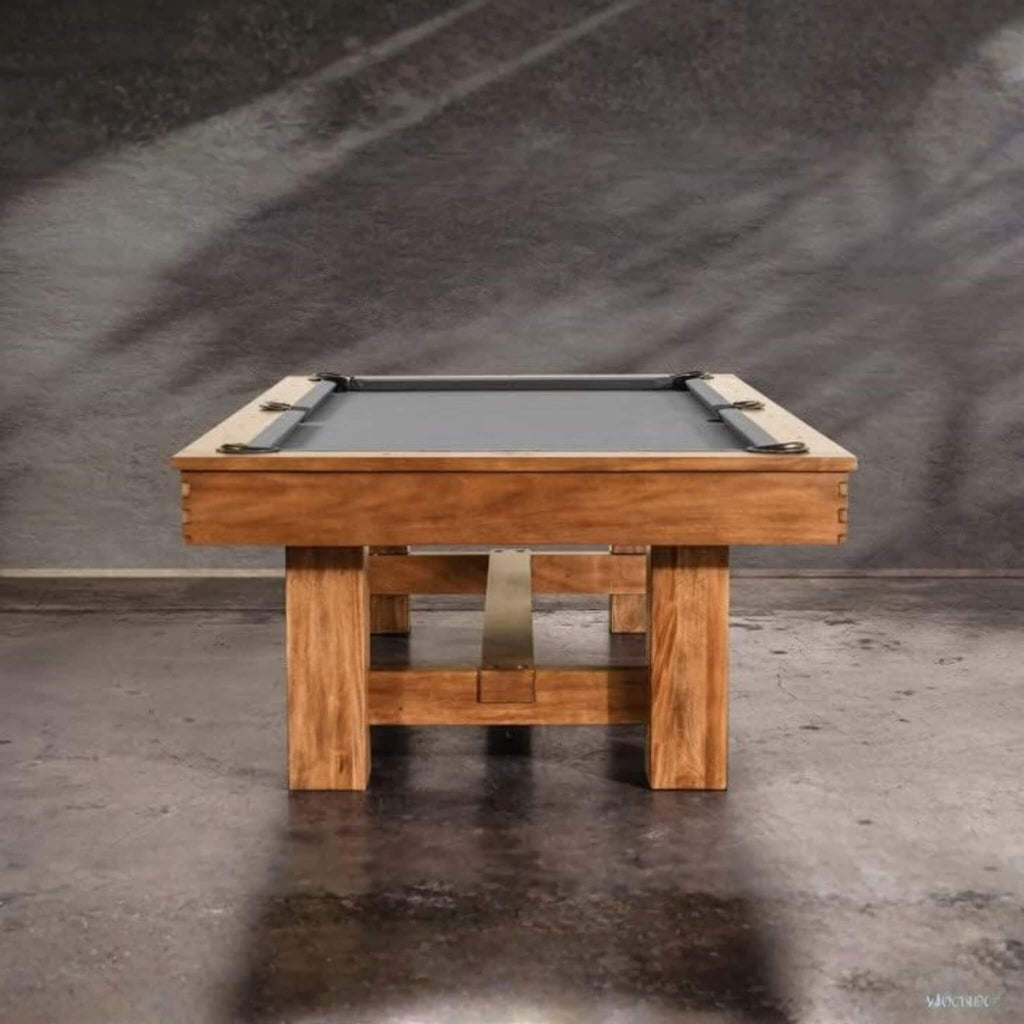 8FT Premium Professional Presli Slate Native Acacia Solid Wood Billiard Pool Table With Custom Table Cloth (SAK90428) – SAKSB