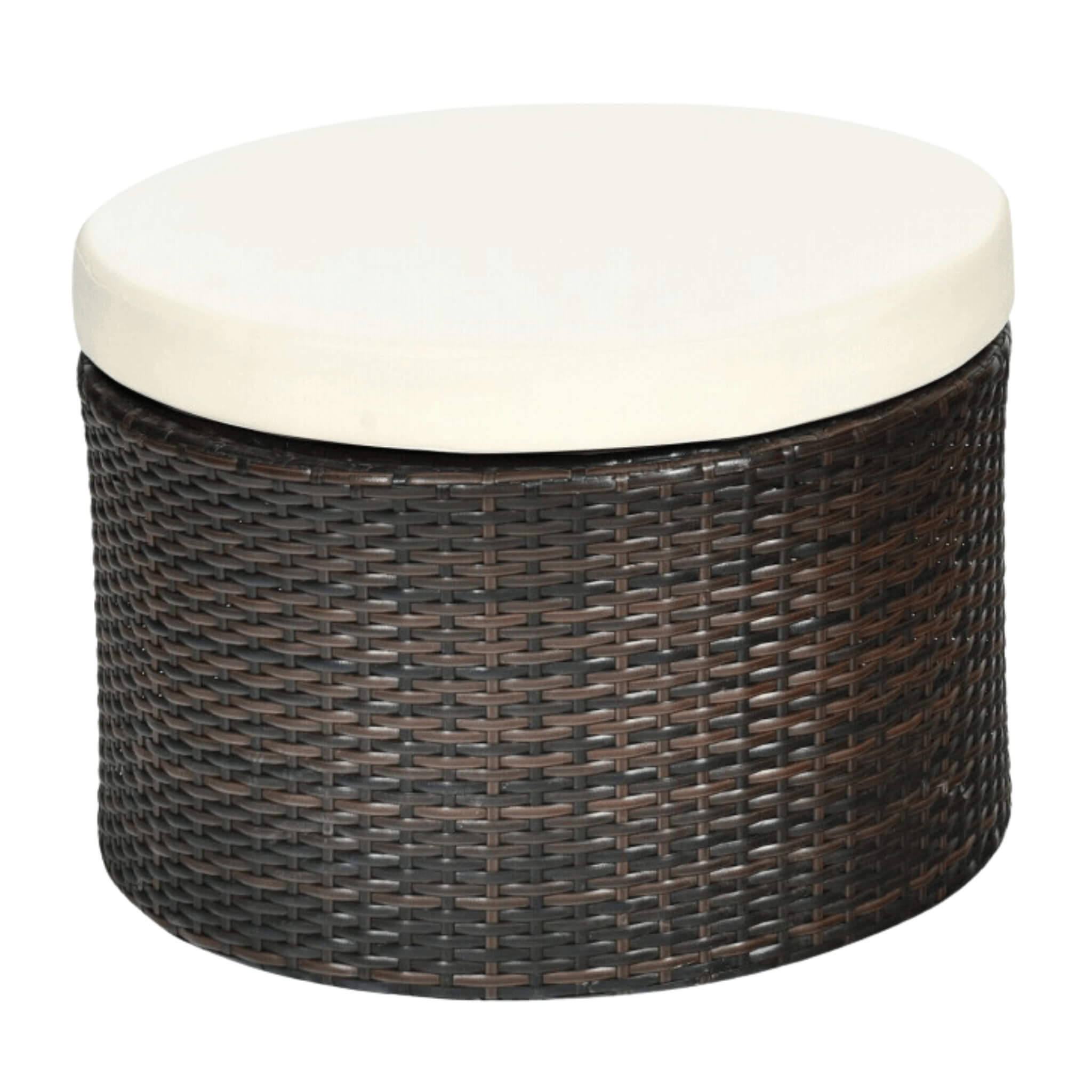 Alora Premium 76-Inch Round Outdoor Patio Rattan Daybed W/ Canopy & Table (SAK96418) – SAKSBY WHOLESALE, view 8