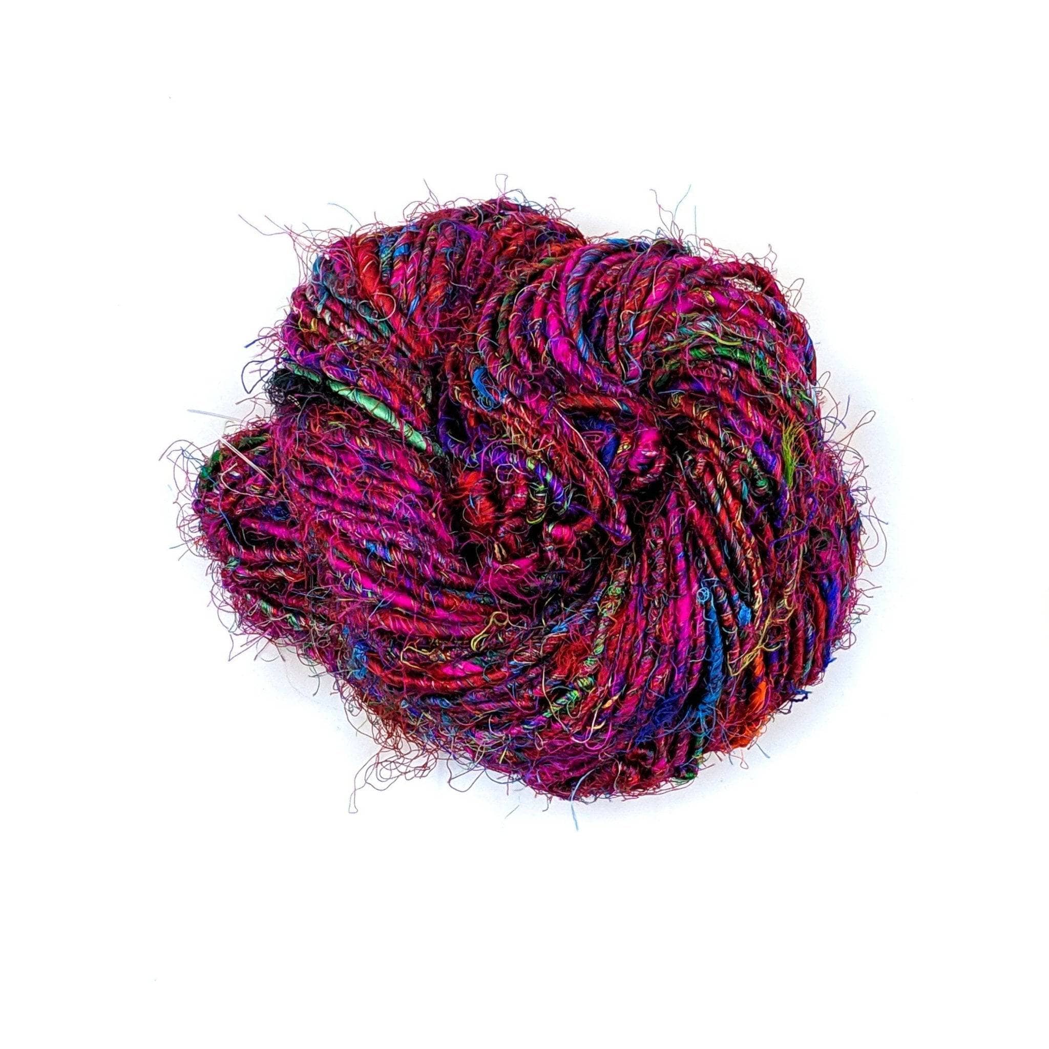 Darn Good Yarn Darn Good Yarn Premium Sari Silk Handspun Yarn — main product shot