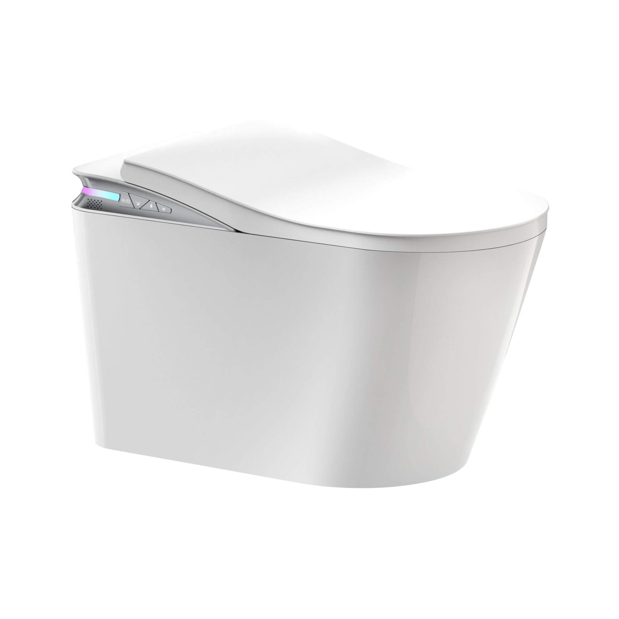 Nuvia Premium Smart Auto Flush Toilet With Foot Sensor, Remote, Heated Seat And Night Light (SAK56378) – SAKSBY WHOLESALE