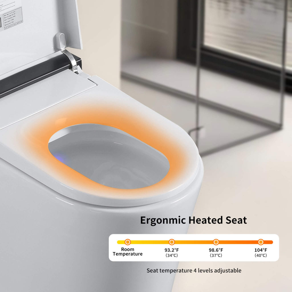 Nuvia Premium Smart Toilet With Bidet Seat LED Display & Night Light (SAK81465) – SAKSBY WHOLESALE, view 12
