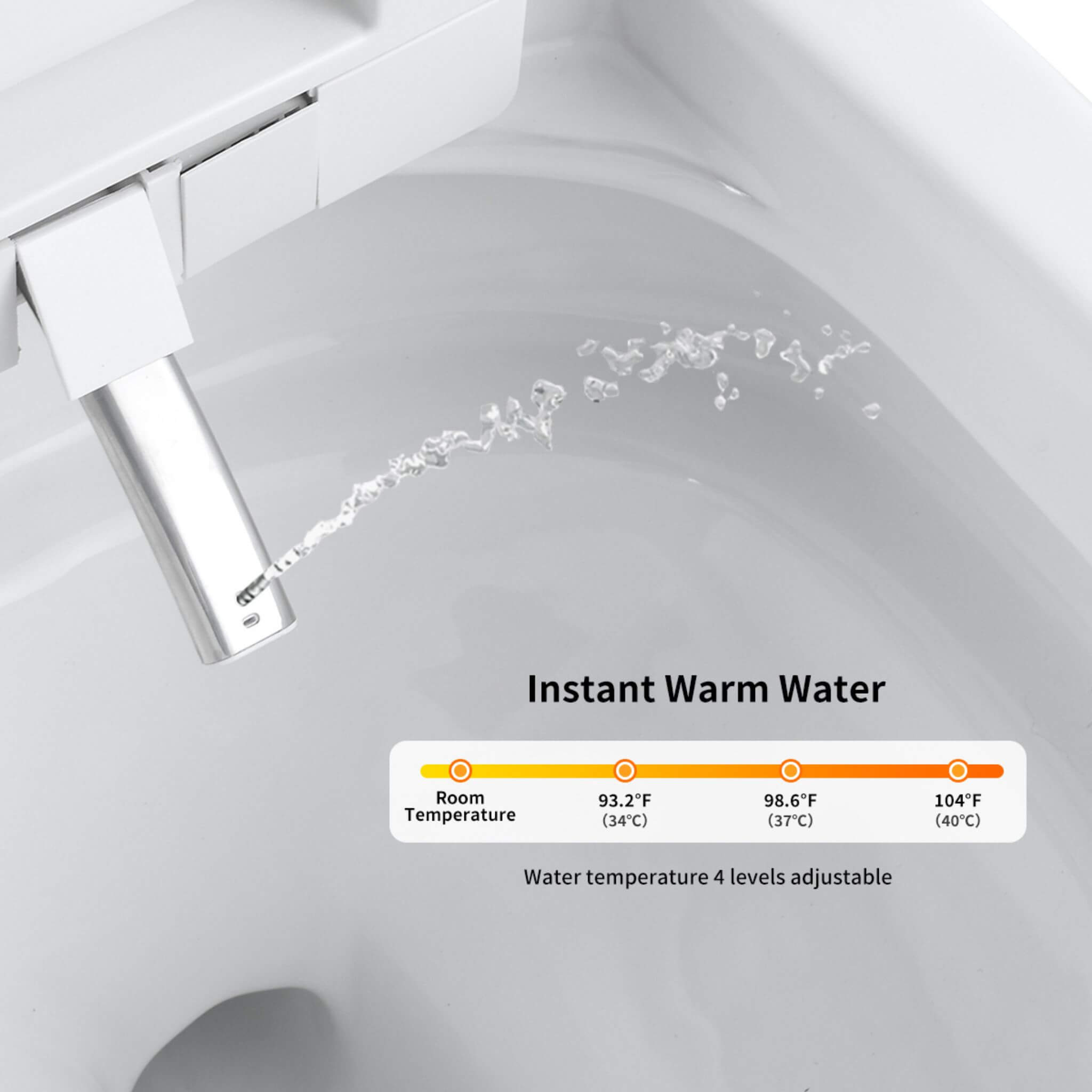 Nuvia Premium Smart Toilet With Bidet Seat LED Display & Night Light (SAK81465) – SAKSBY WHOLESALE, view 15