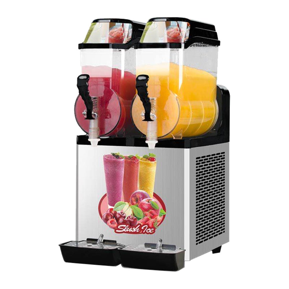Premium Stainless Steel Margarita Frozen Drink Double Tank Slushy Maker Machine, 30L (SAK48253) – SAKSBY WHOLESALE, view 6