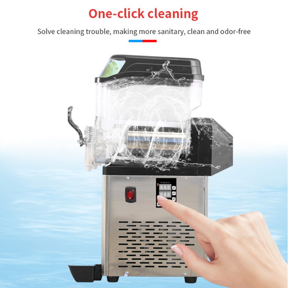 Premium Stainless Steel Margarita Frozen Drink Double Tank Slushy Maker Machine, 30L (SAK48253) – SAKSBY WHOLESALE, view 5