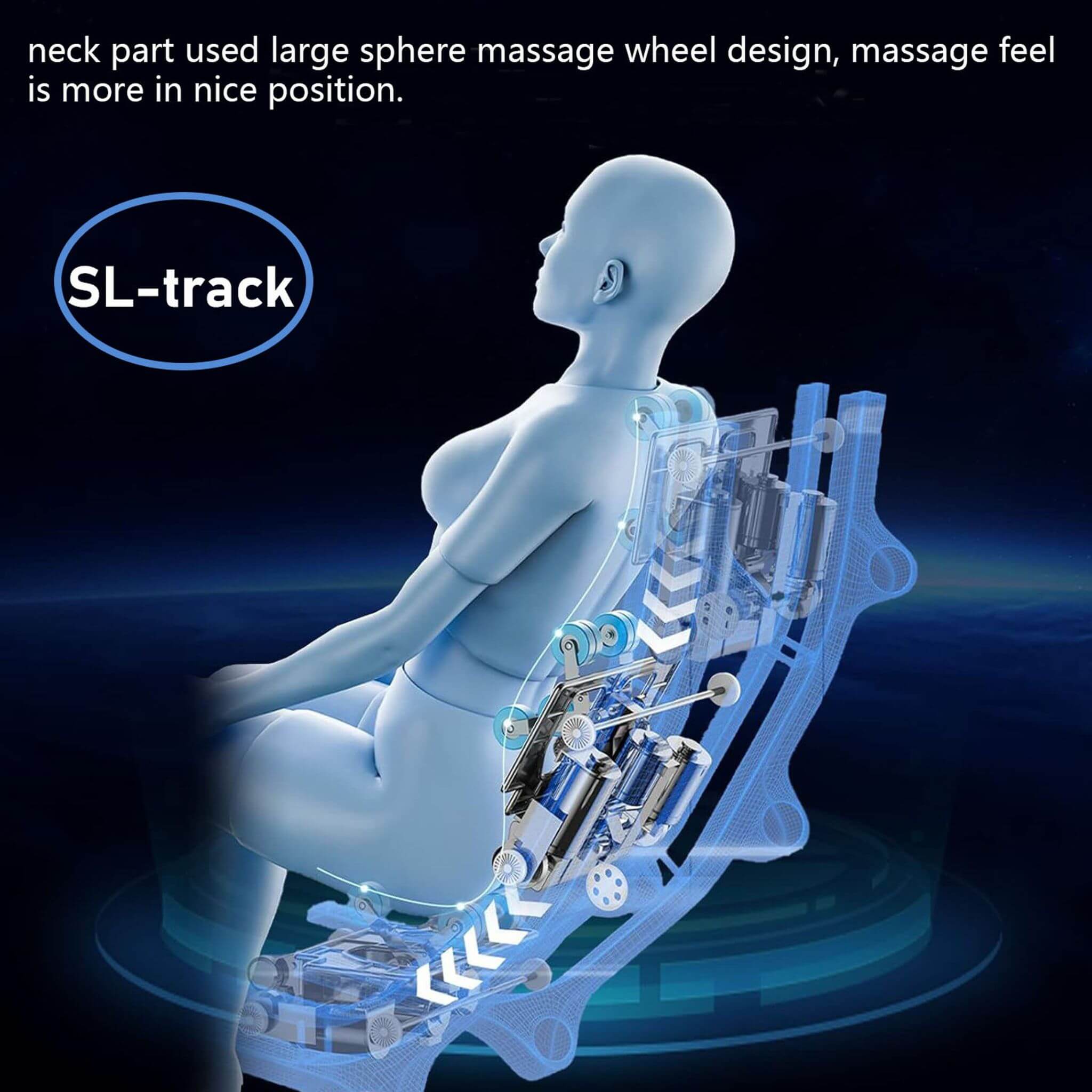 Airvana Premium Zero-Gravity Full-Body Multifunction Massage Chair With Auto Body Scan (SAK72182) – SAKSBY WHOLESALE, view 9