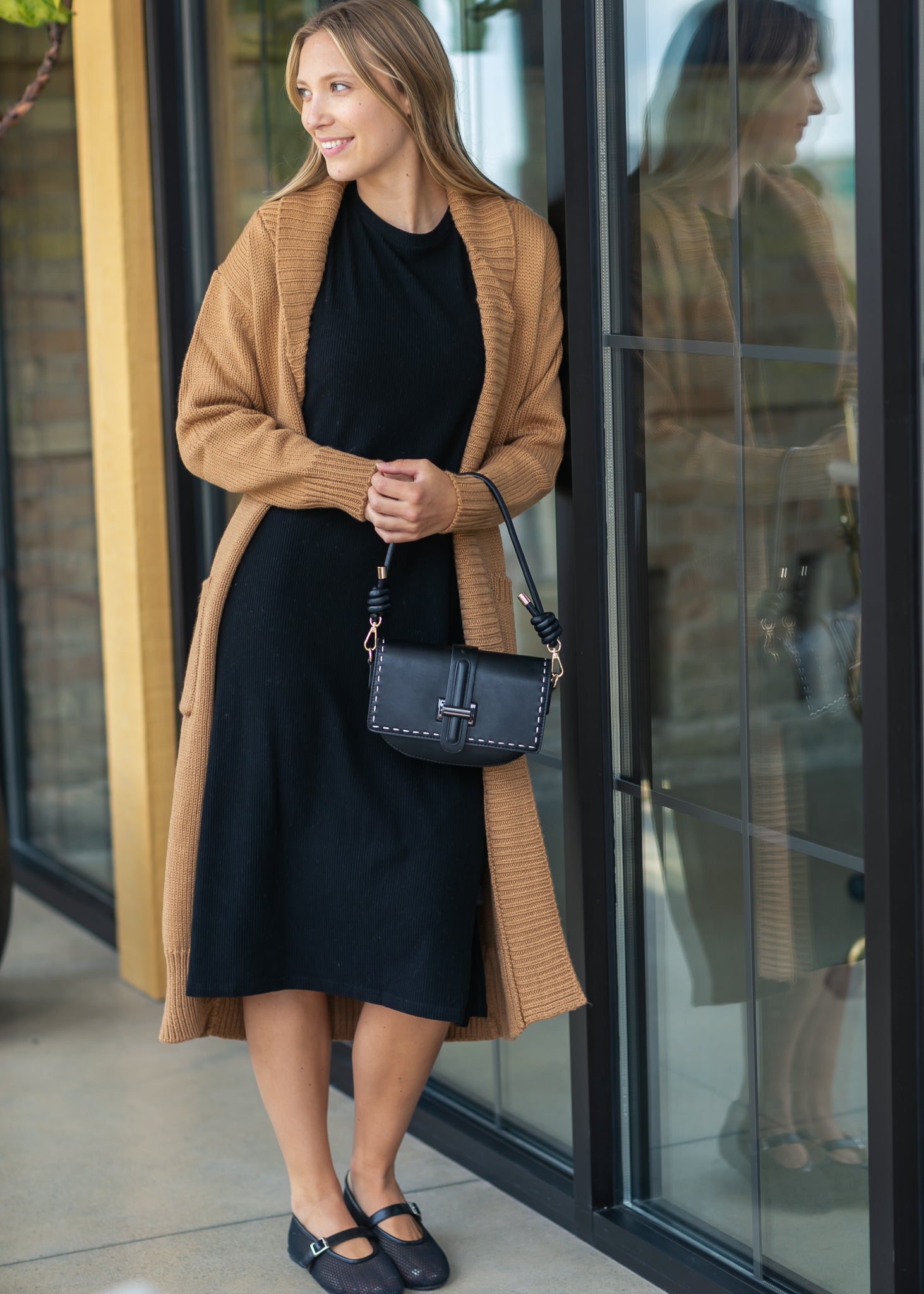 Inherit Co. Baylor Ultra Soft Ribbed T-Shirt Dress — comparison shot