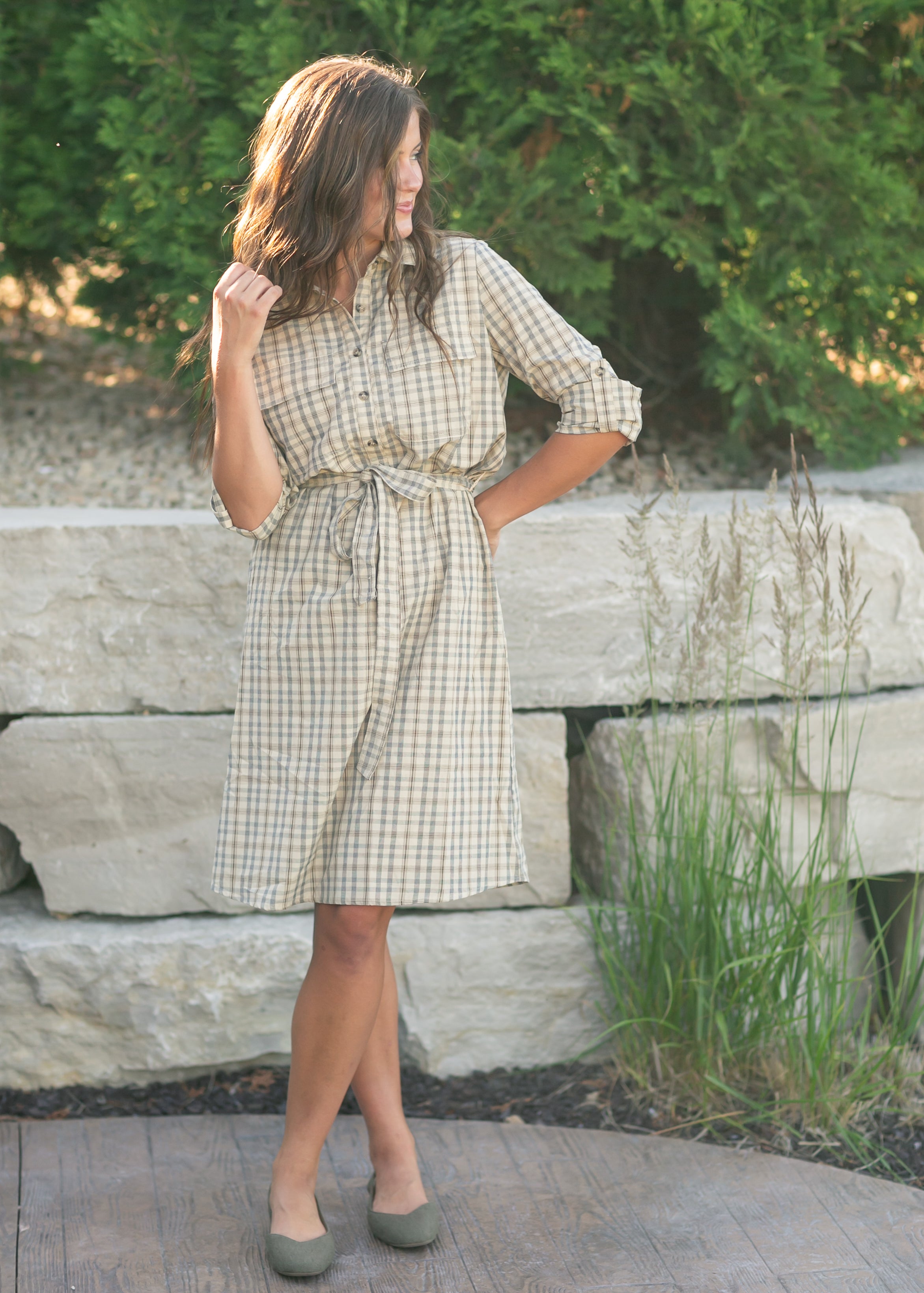 Inherit Co. Kimberly Shirt Dress - FINAL SALE — feature highlight