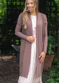 Inherit Co. Kylin Open Front Cardigan — side view