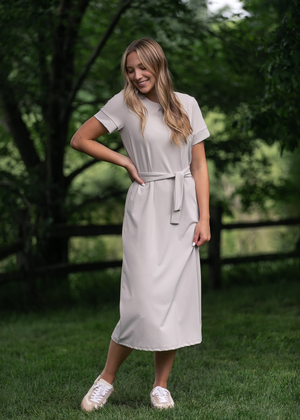 Inherit Co. Lennox Classic Midi Dress - 46" — packaging