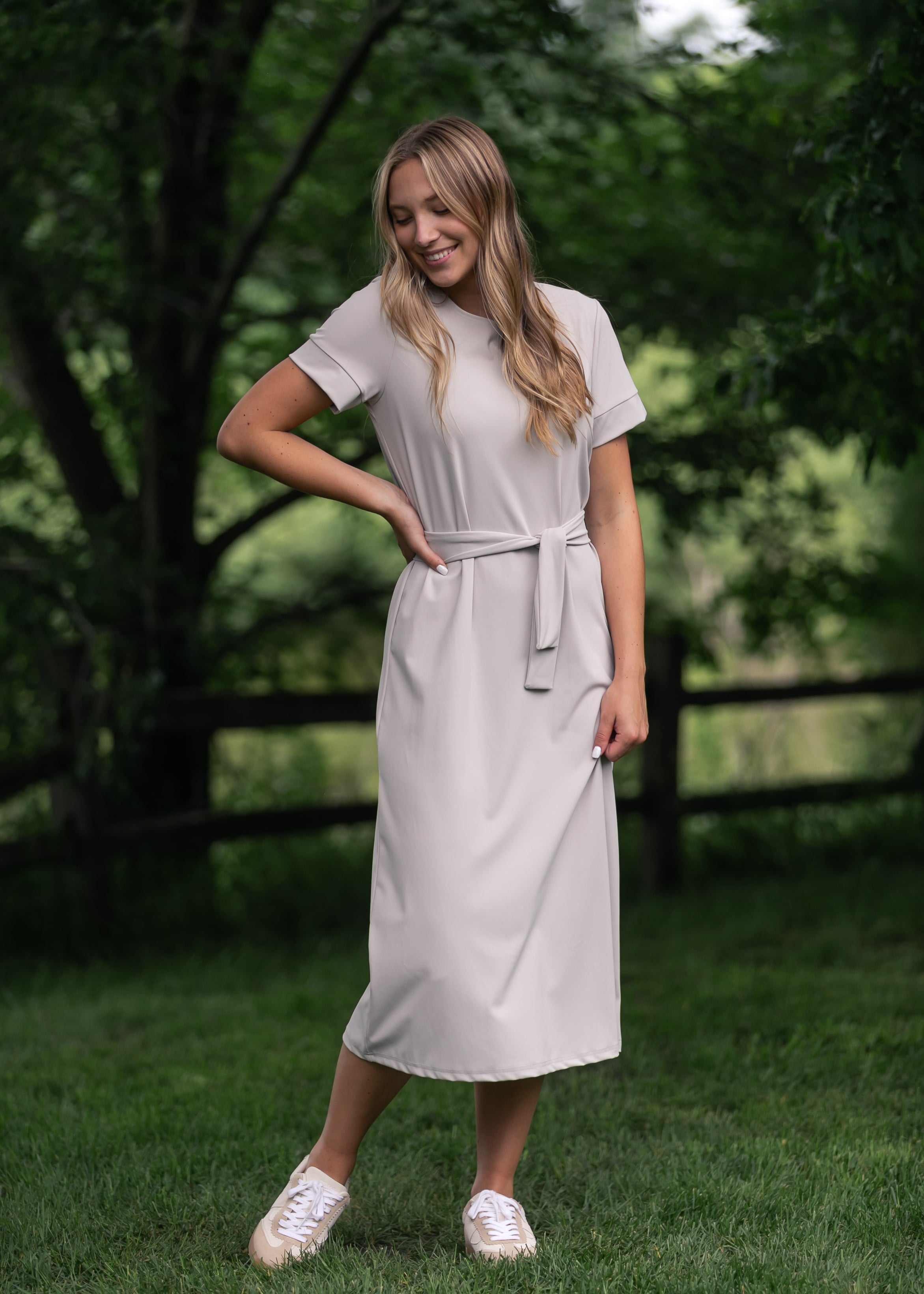 Inherit Co. Lennox Classic Midi Dress - 46" — packaging