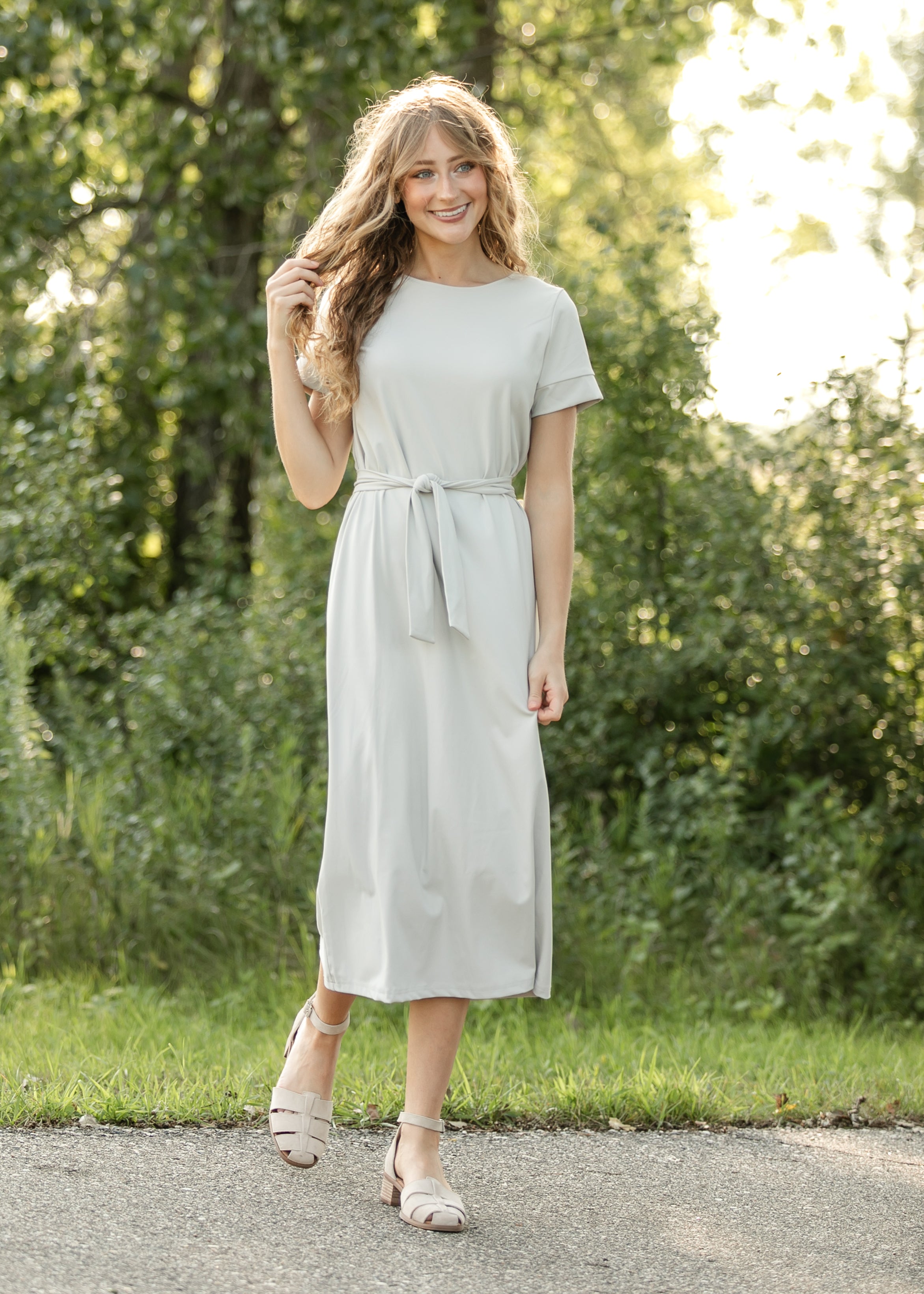 Inherit Co. Lennox Classic Midi Dress - 46" — main product shot