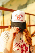 Wild Junkie Pretty Girls Vote Republican Trucker Hat — main product shot