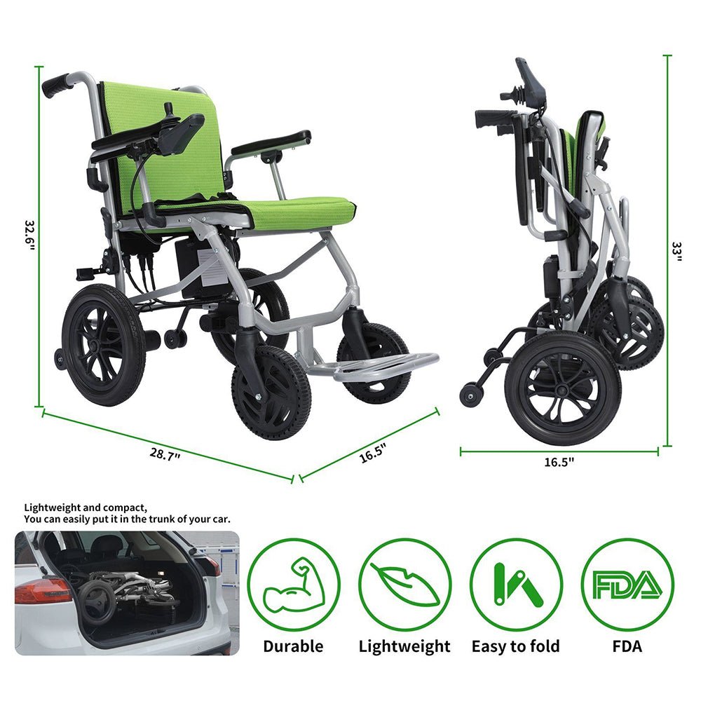 Pride D3-C 24V/10AH Electric Motorized Folding Wheelchair, 300W (SAK97523) – SAKSBY WHOLESALE, view 11