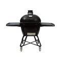 Primo Oval Large 300 All-In-One Ceramic Kamado Grill W/ Cradle, Side Shelves & Stainless Steel Grates [PGCLGC] (SAK21293) – S