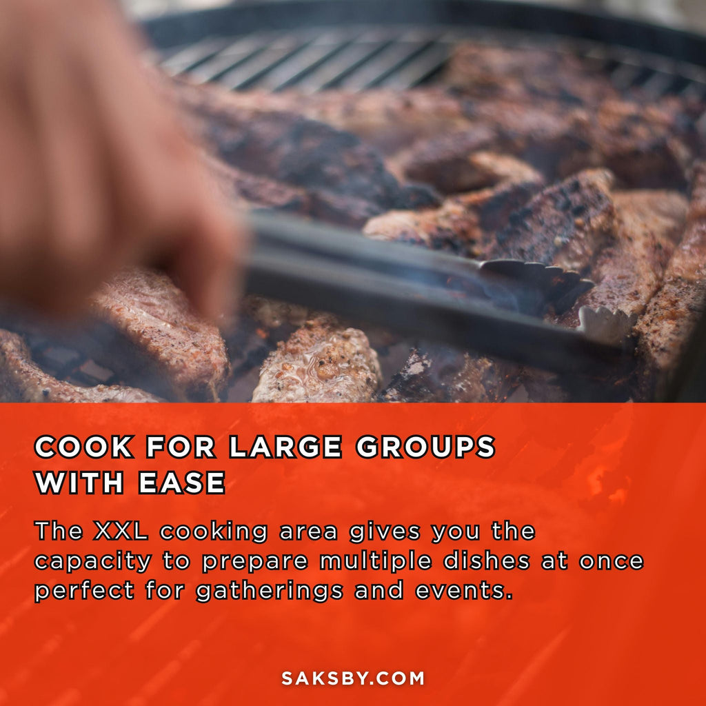 Primo Oval XXL Black Ceramic Kamado Charcoal Grill [PGCXXLH] (SAK25674) – SAKSBY WHOLESALE, view 6