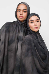 Printed Modal Hijab - Smoky Quartz Hijabs Veiled 