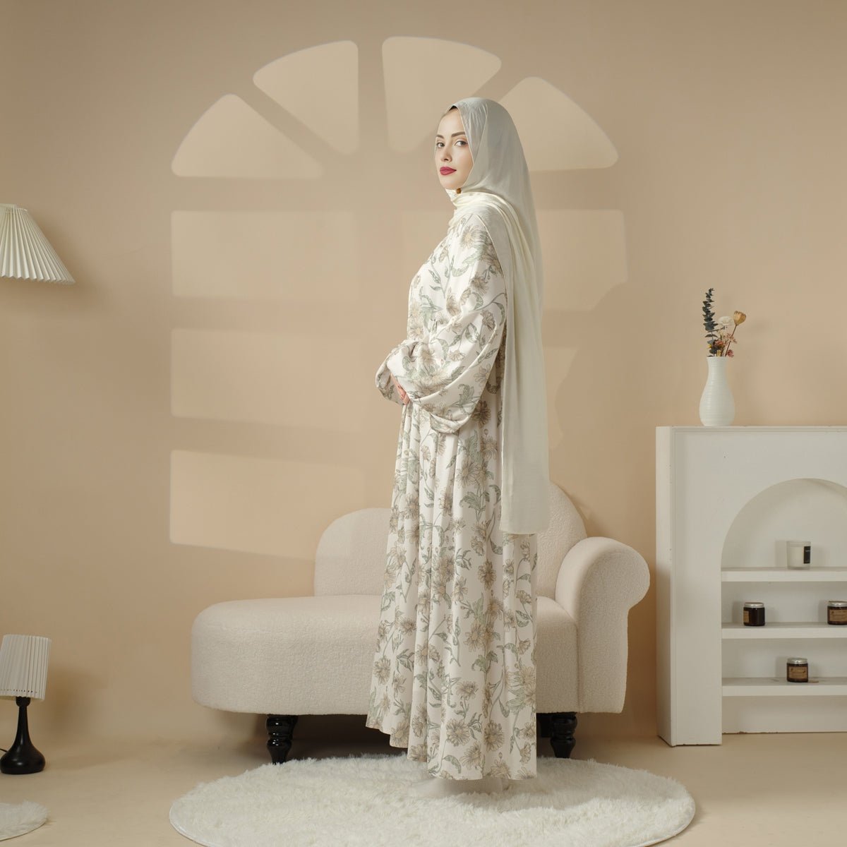 Mariam's Collection Printed Reversible Abaya (MA082) — main product shot
