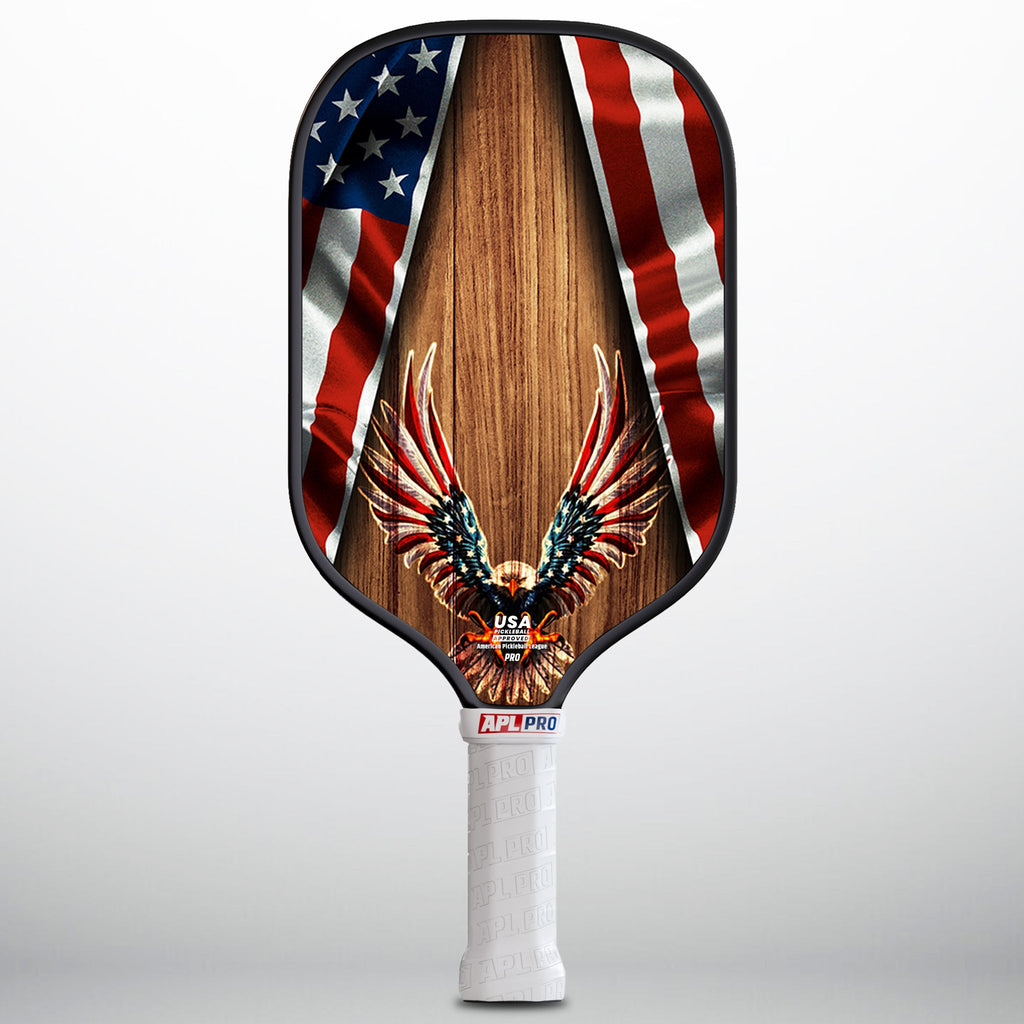 APL - Eagle Wood | 16mm Carbon Fiber | Best Pickleball Paddles | American Pickleball League