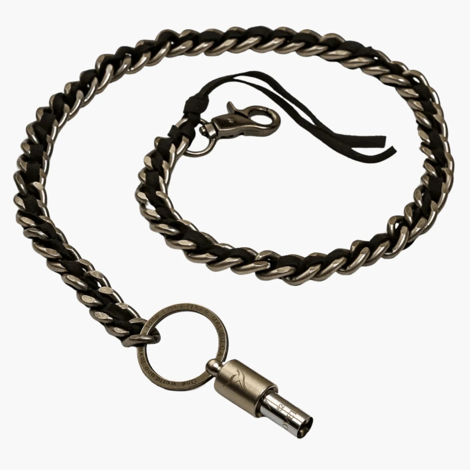 Lovetuner Keychain Silver 528hz Breathing & Meditation Device — Lovetuner 528Hz meditation tool