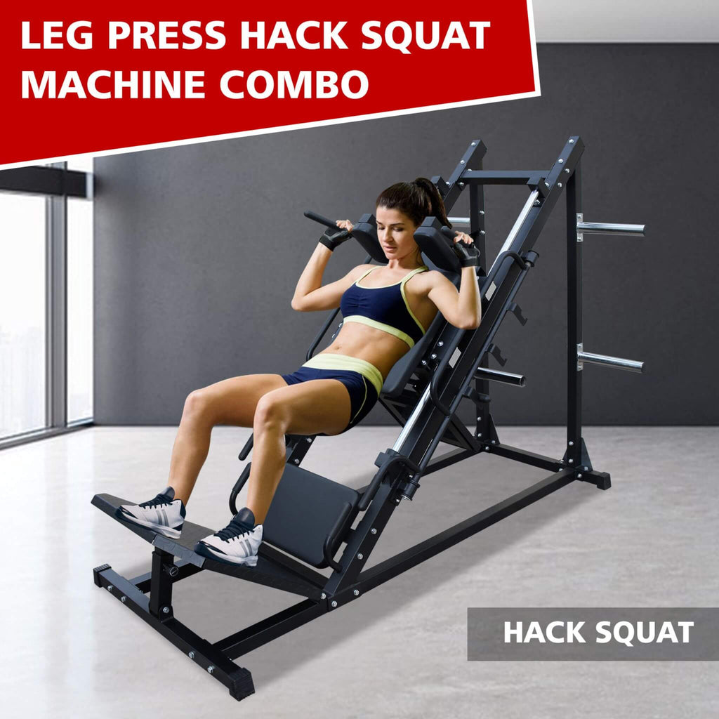 Rovix Professional Adjustable Leg Press Hack Squat Machine For Home Gyms (SAK74330) – SAKSBY WHOLESALE, view 5