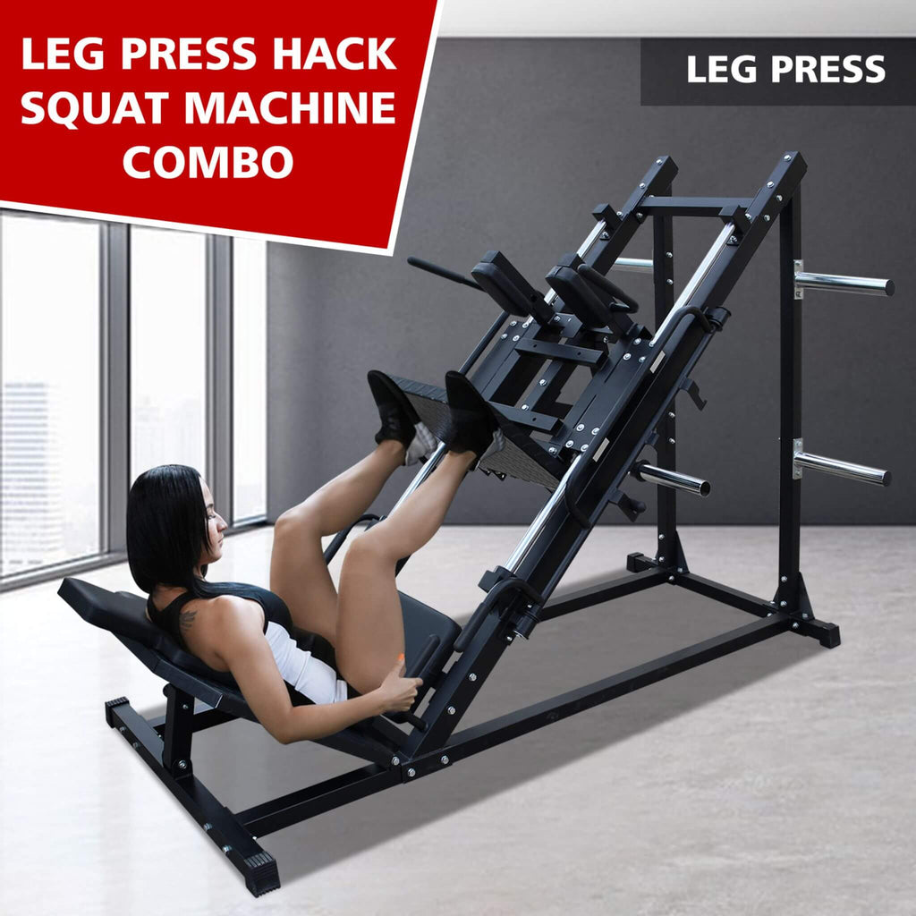 Rovix Professional Adjustable Leg Press Hack Squat Machine For Home Gyms (SAK74330) – SAKSBY WHOLESALE, view 4