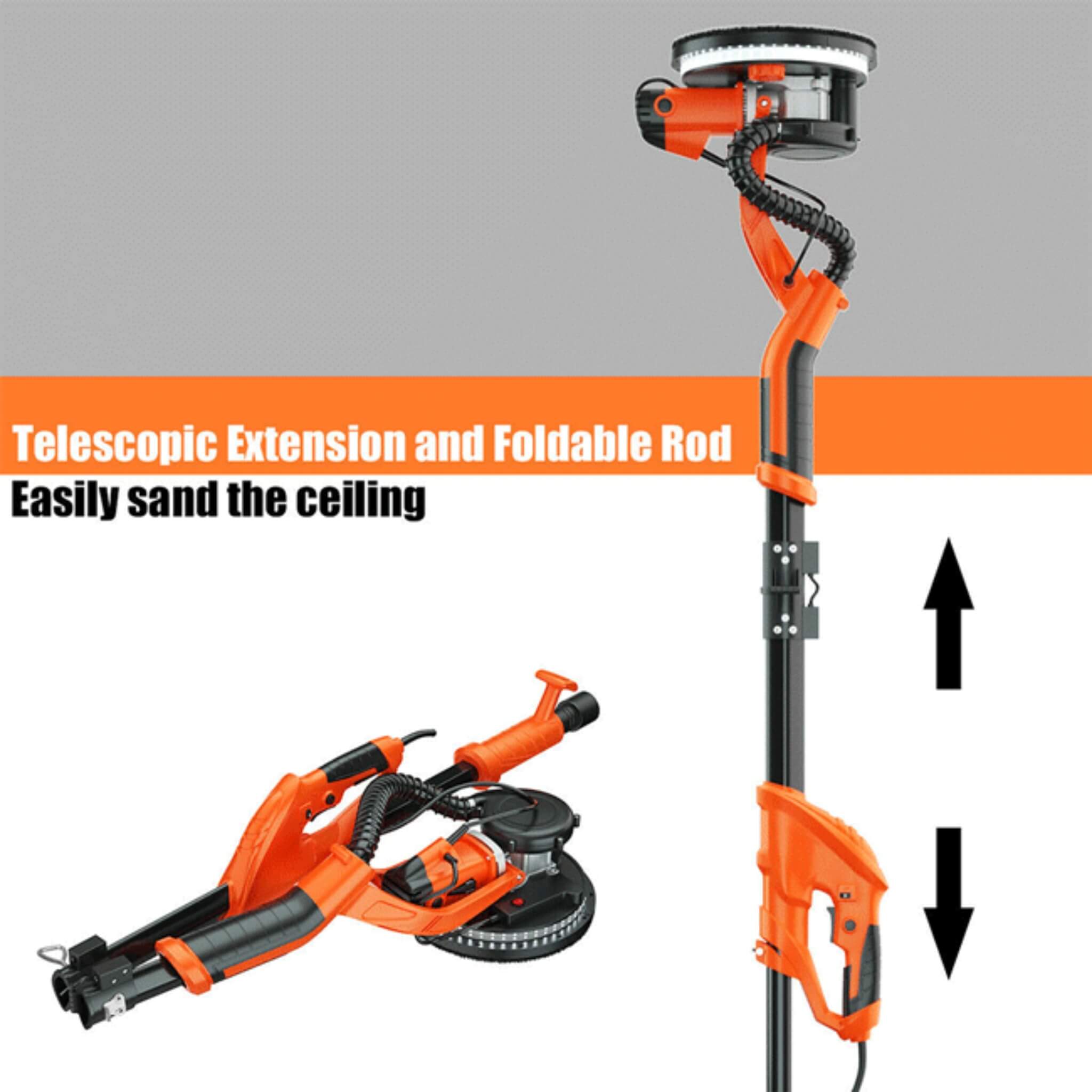 Professional Electric 750W Drywall Ceiling Pole Sander W/ Vacuum (SAK97855) – SAKSBY WHOLESALE, view 12