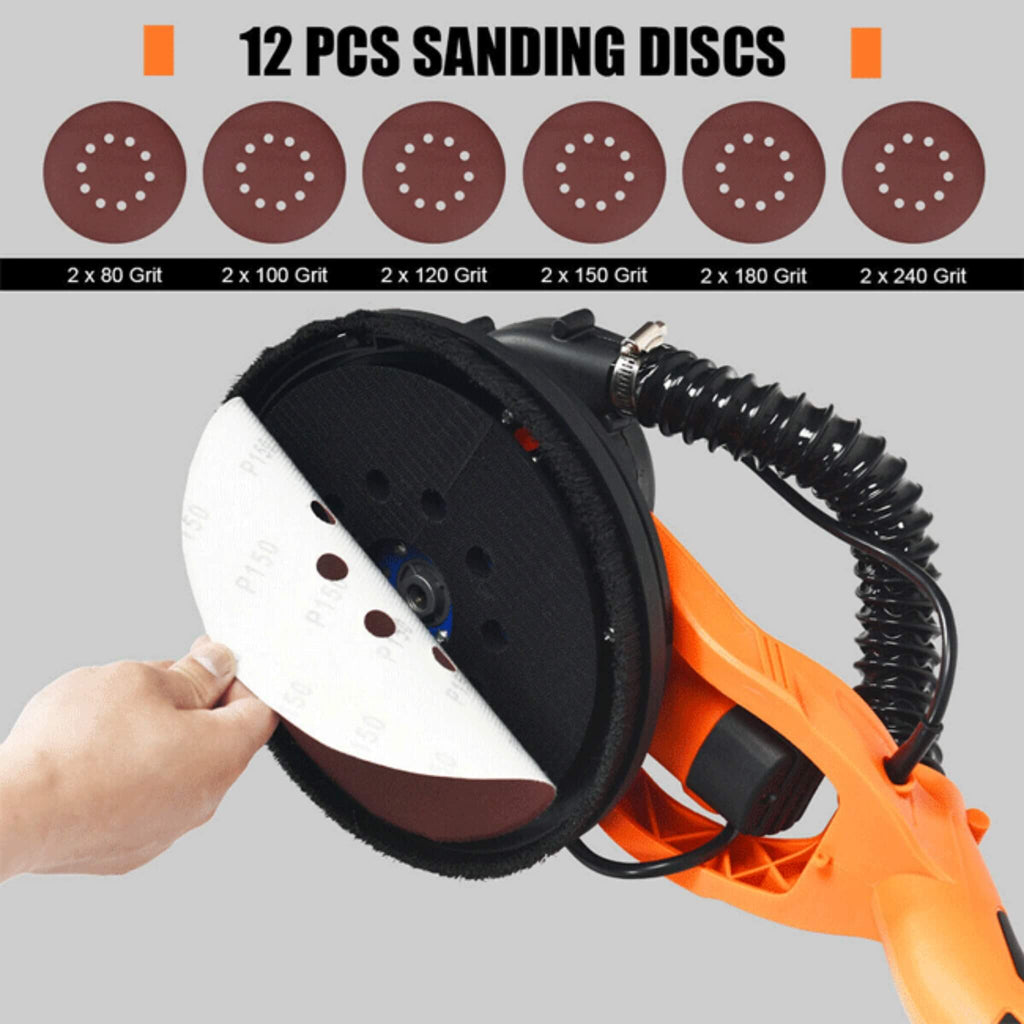 Professional Electric 750W Drywall Ceiling Pole Sander W/ Vacuum (SAK97855) – SAKSBY WHOLESALE, view 10
