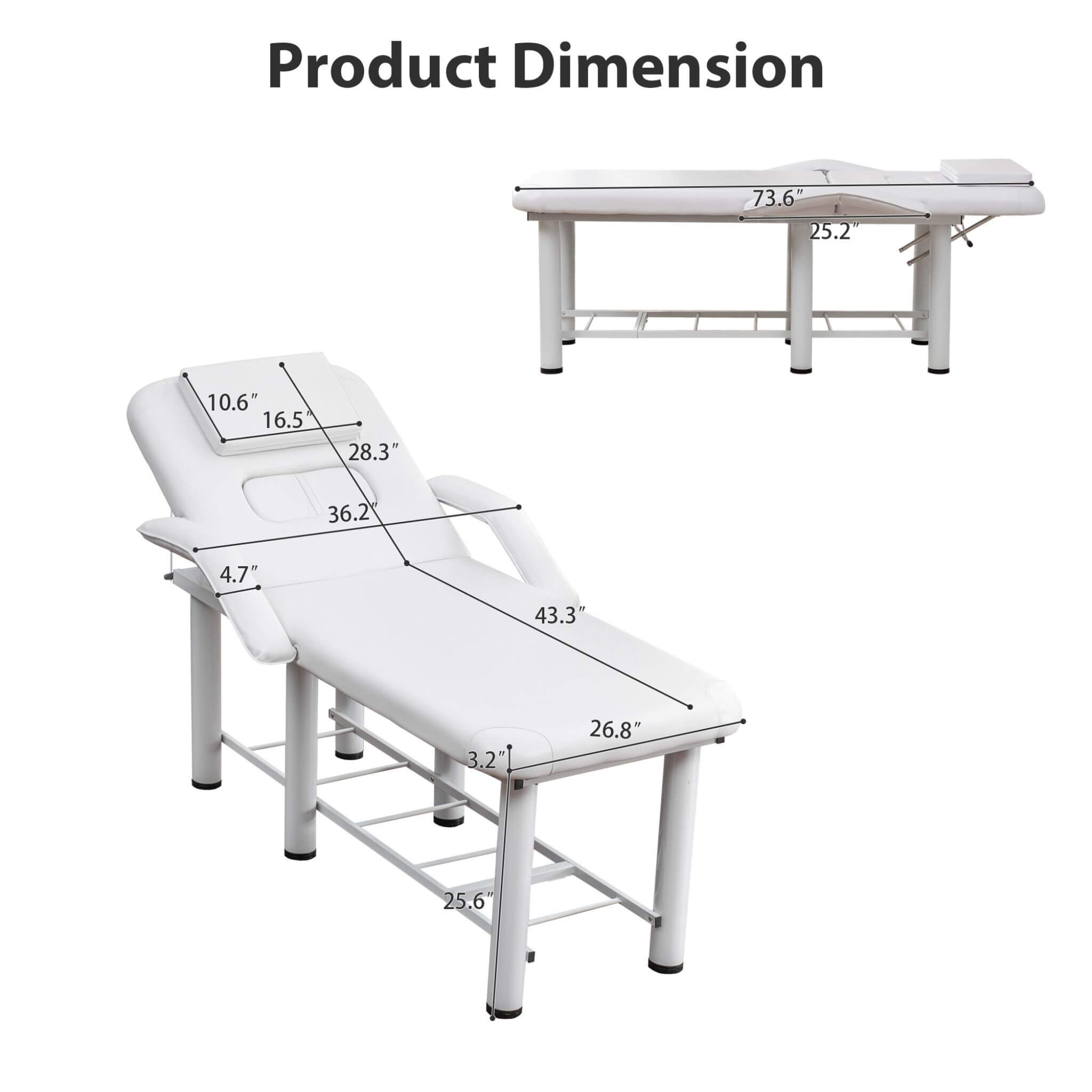 Professional Fully Adjustable Beauty Bed With Underbed Storage And Removable Cushions (SAK46813) – SAKSBY WHOLESALE, view 14