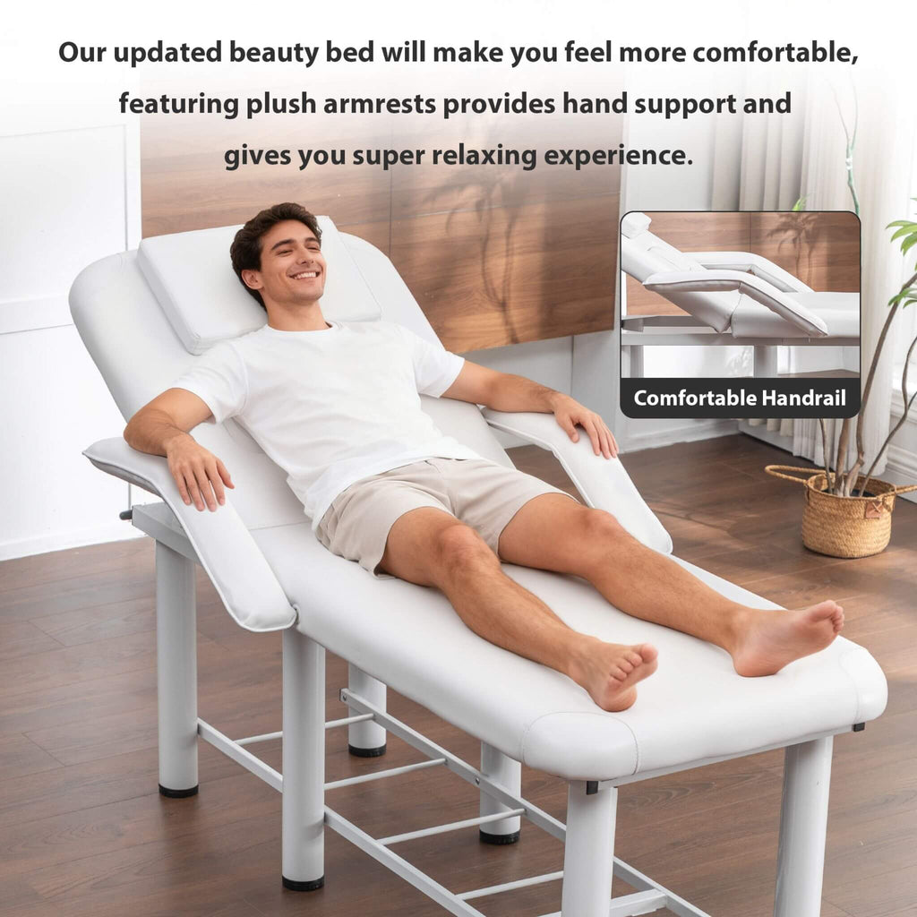 Professional Fully Adjustable Beauty Bed With Underbed Storage And Removable Cushions (SAK46813) – SAKSBY WHOLESALE, view 7