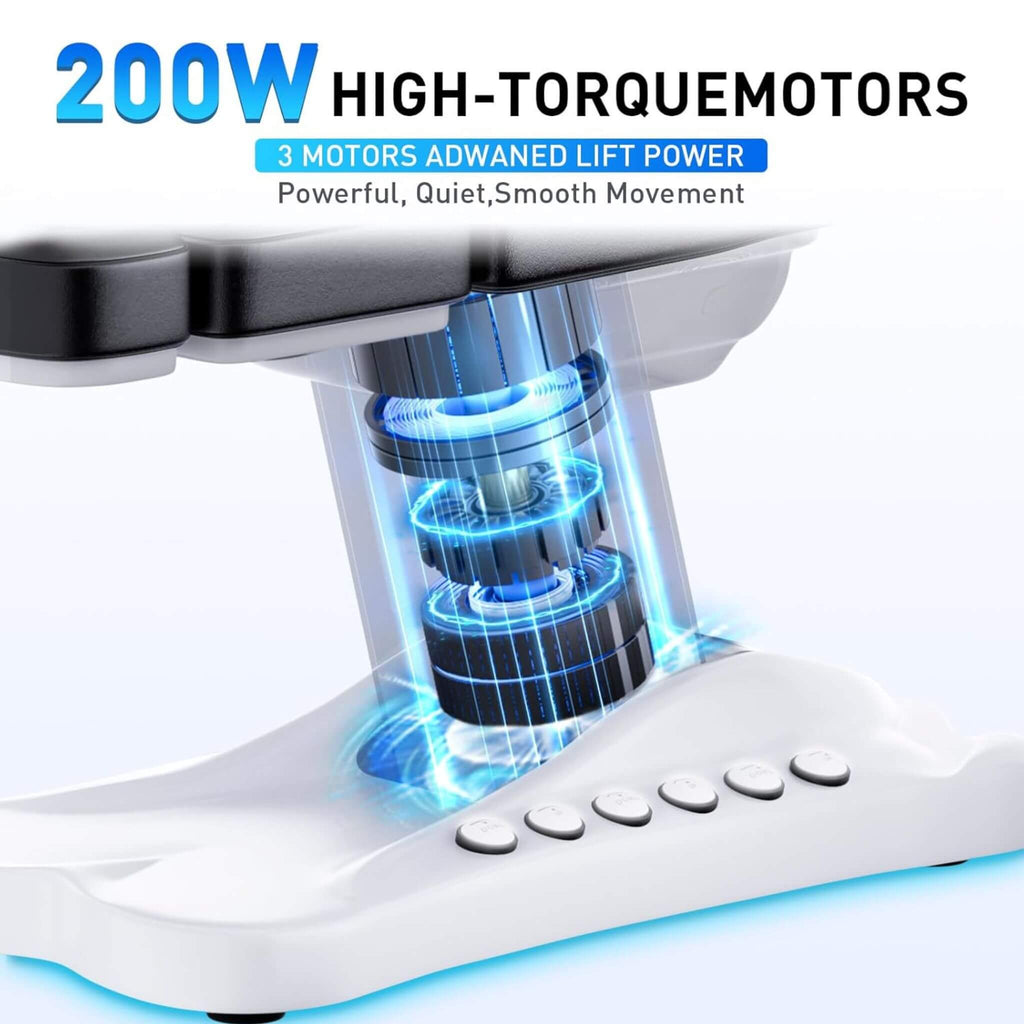 Professional Fully-Electric Massage Table With Lift And Foot Pedal (SAK32659) – SAKSBY WHOLESALE, view 6