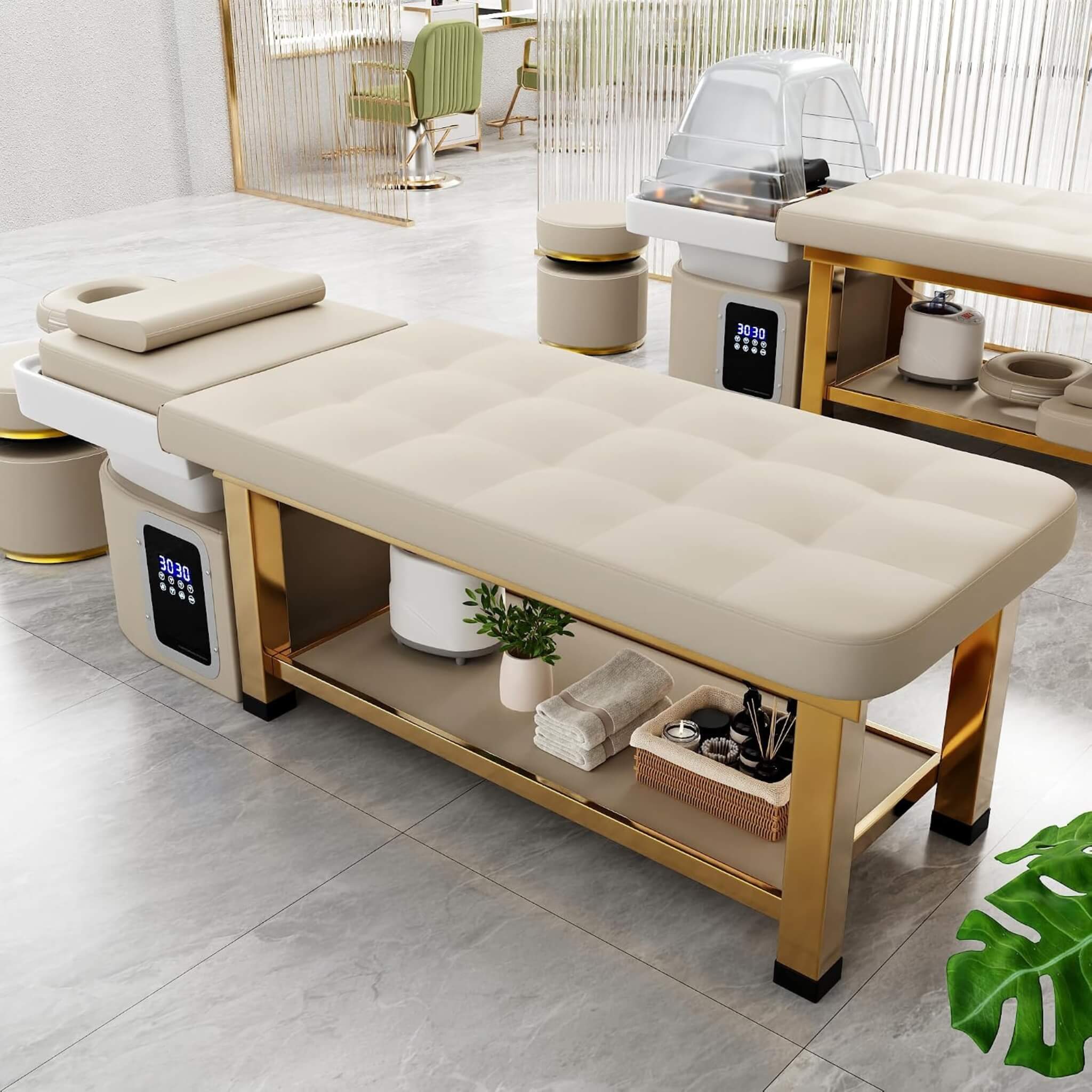 Professional Massage Table With Shampoo Basin And Water Circulation System (SAK24689) – SAKSBY WHOLESALE, view 6