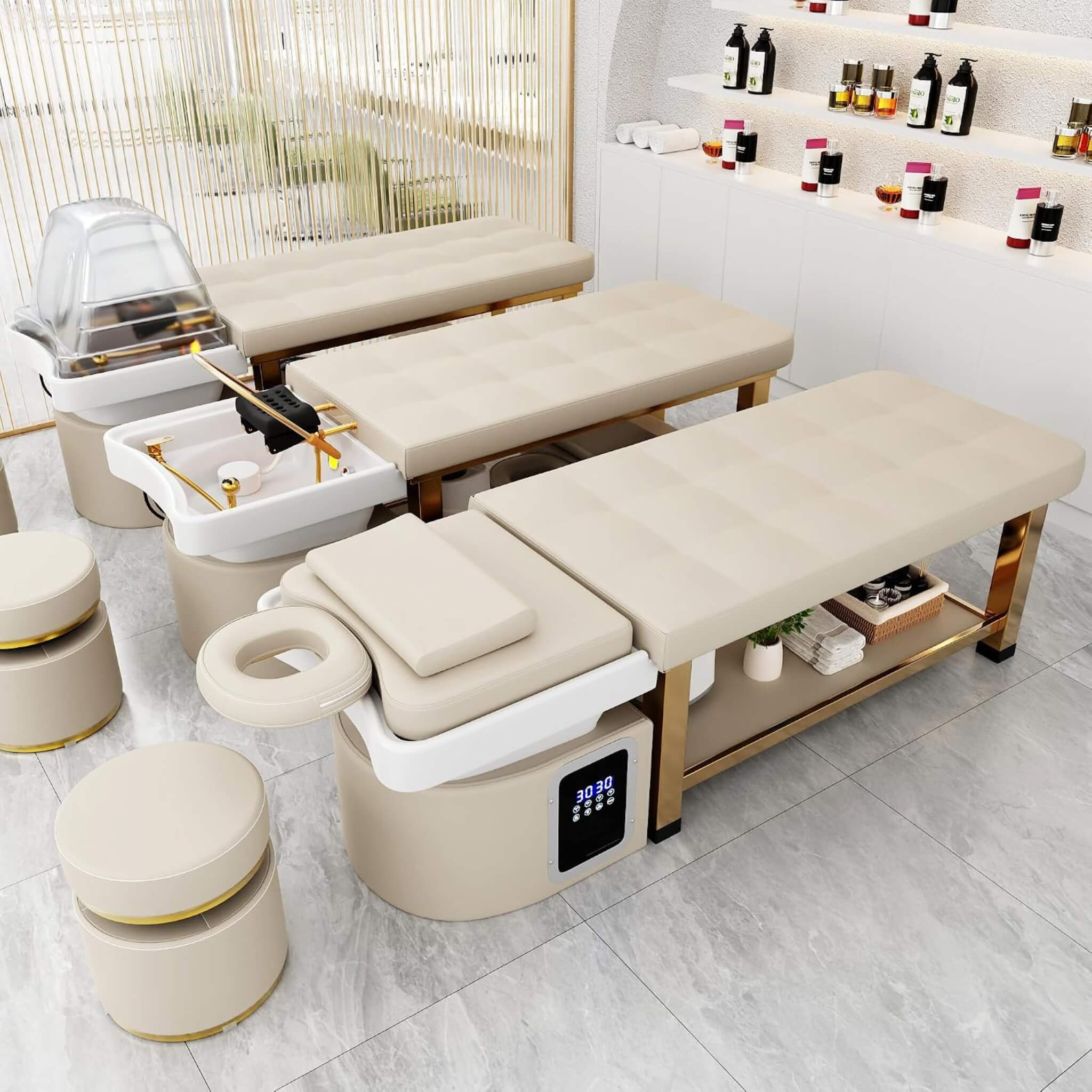 Professional Massage Table With Shampoo Basin And Water Circulation System (SAK24689) – SAKSBY WHOLESALE, view 7