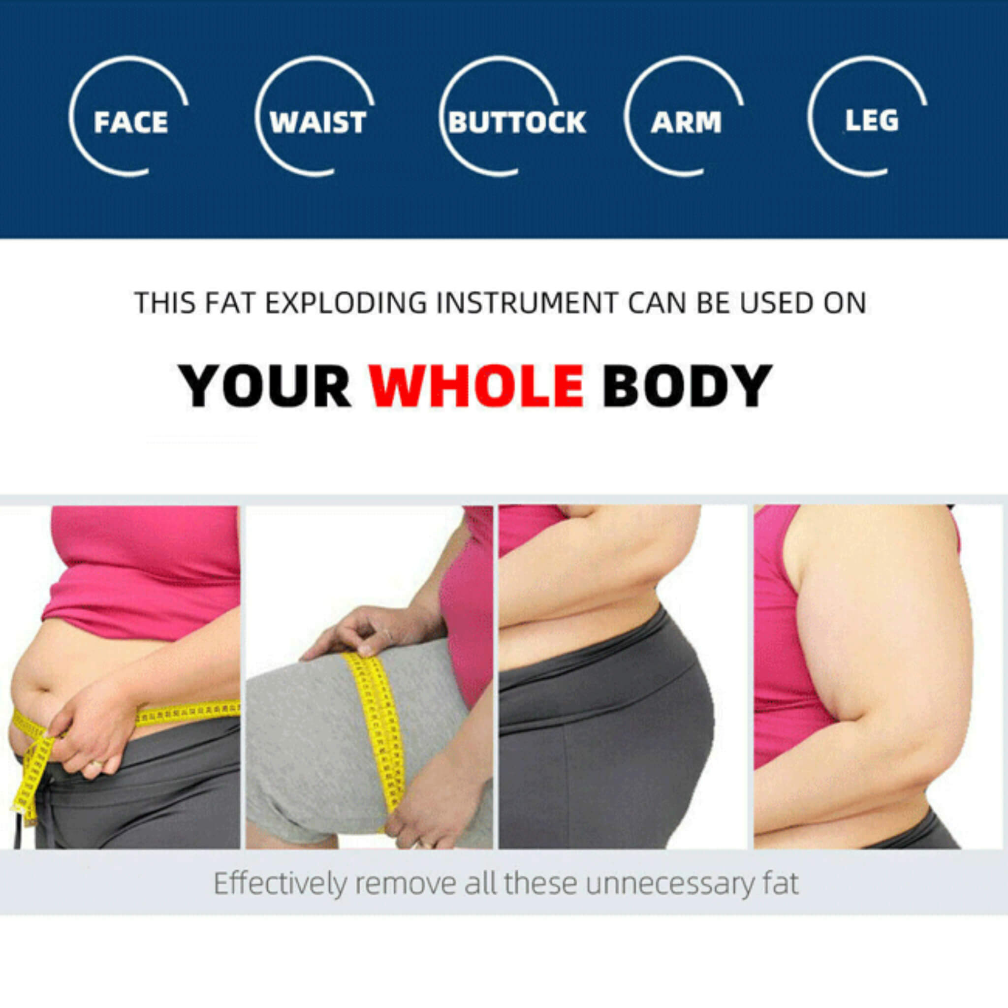 Professional Ultrasonic Cavitation RF Laser Lipo Machine - Fat Reduction & Weight Loss (SAK95112) – SAKSBY WHOLESALE, view 8