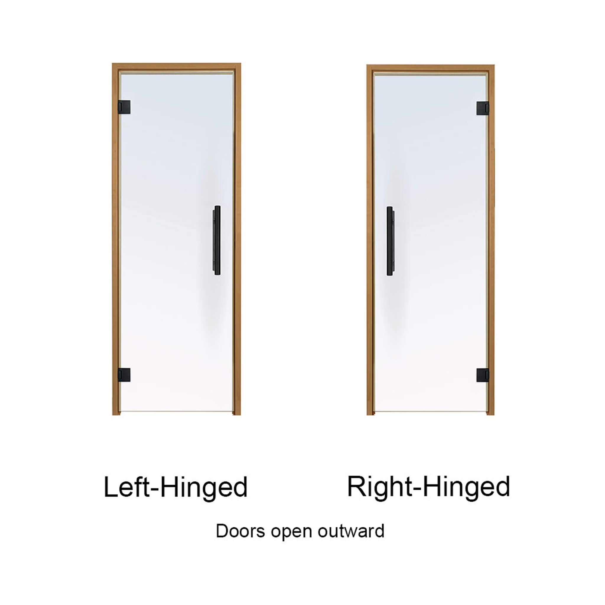 Prosaunas 24X81-Inch Thermo-Aspen Prehung Clear Glass Sauna Door (SAK13651) – SAKSBY WHOLESALE, view 5