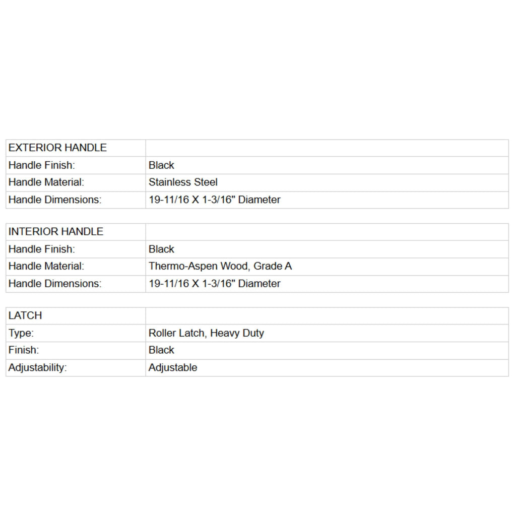 Prosaunas 24X81-Inch Thermo-Aspen Prehung Clear Glass Sauna Door (SAK13651) – SAKSBY WHOLESALE, view 7