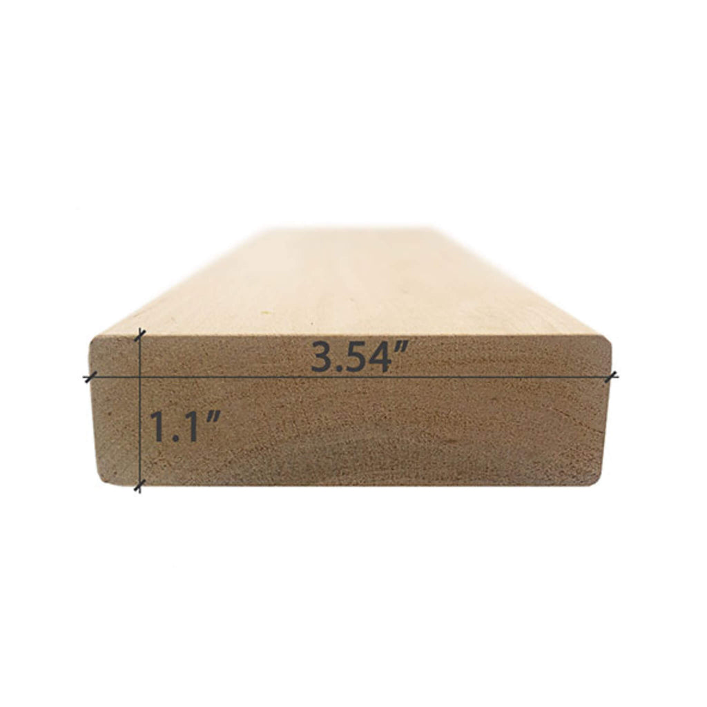 Prosaunas Alder 2X4 S4SEE SHP 4-Sides Eased Edges Sauna Bench Wood [Untreated] (SAK72415) – SAKSBY WHOLESALE, view 8