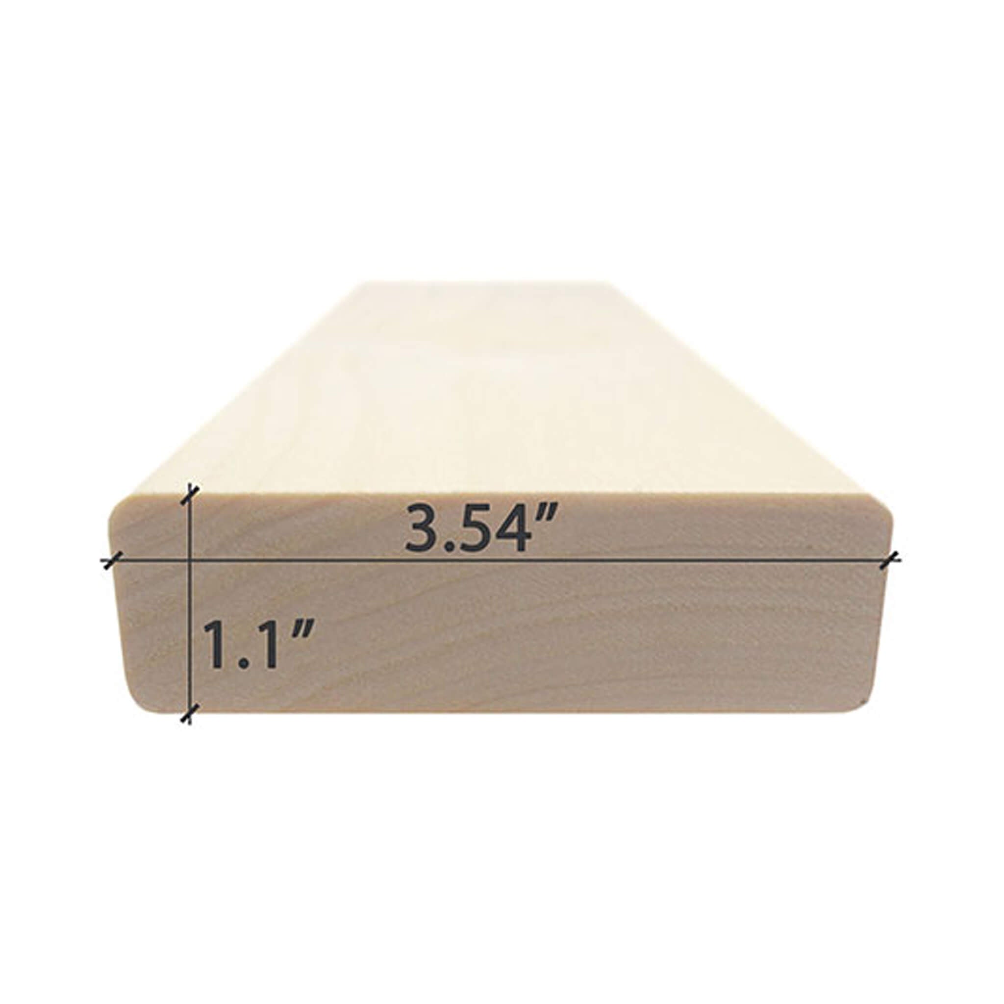 Prosaunas Aspen 2X4 S4SEE SHP Sauna Bench Wood With Smooth 4 Sides Eased Edges [Untreated] (SAK36780) – SAKSBY WHOLESALE, vie