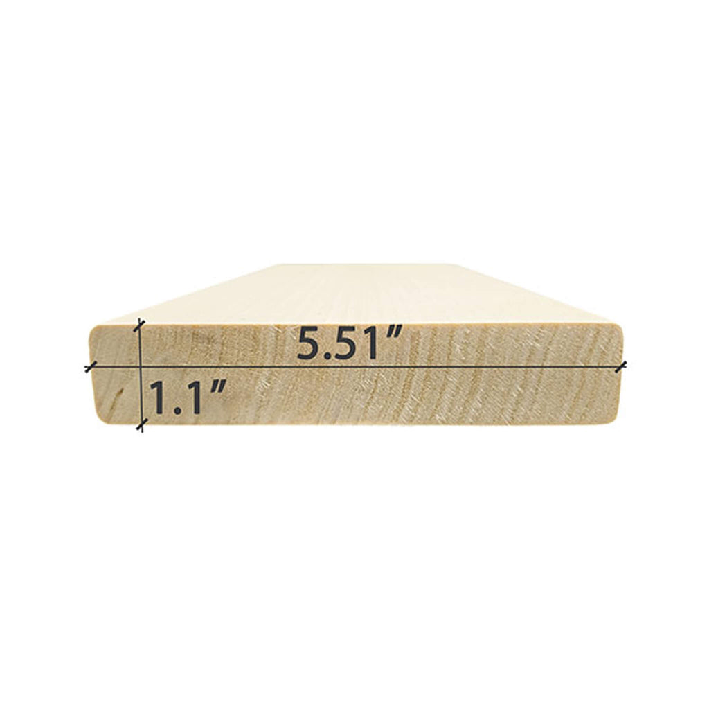 Prosaunas Aspen 2X6 S4SEE SHP Sauna Bench Wood With Smooth 4-Sides Eased Edges [Untreated] (SAK79071) – SAKSBY WHOLESALE, vie