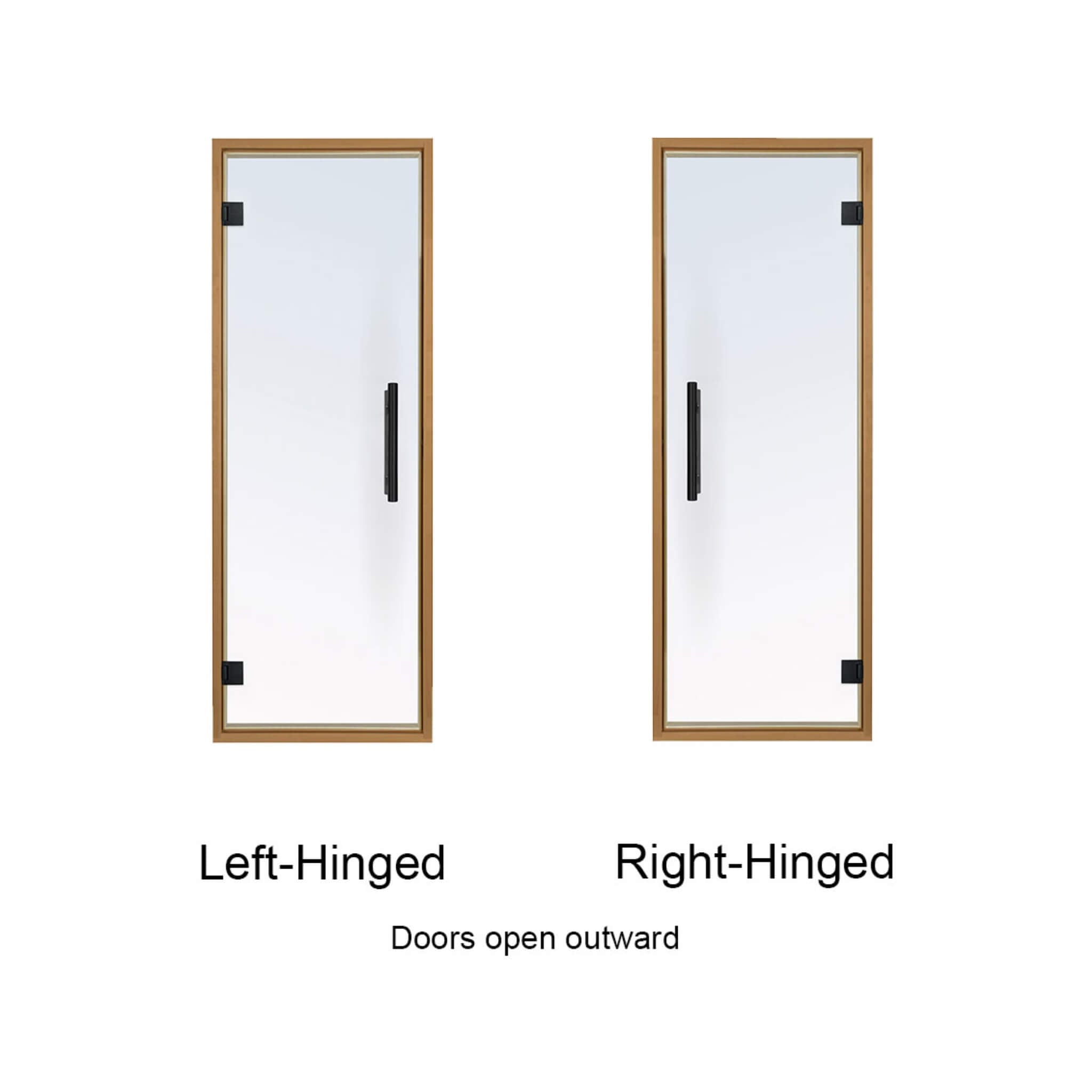 Prosaunas 24X73-Inch Aspen Prehung Clear Glass Sauna Door (SAK68524) – SAKSBY WHOLESALE, view 3