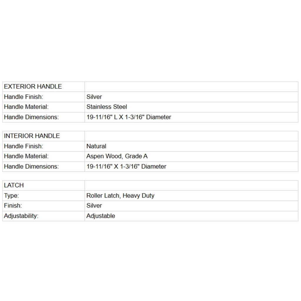 Prosaunas 24X81-Inch Aspen Prehung Clear Glass Sauna Door (SAK81974) – SAKSBY WHOLESALE, view 10