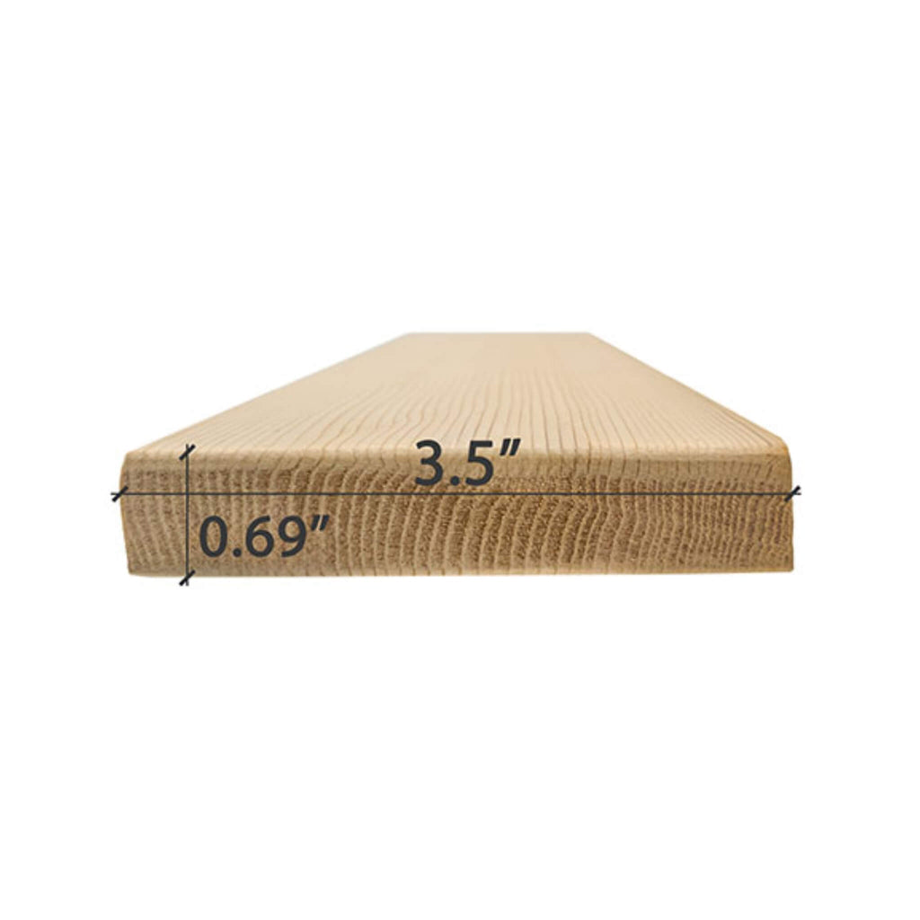 Prosaunas Cedar 1X4 VG S4SEE Vertical Grain Smooth 4-Sides Eased Edges Sauna Bench Wood [WOOD624] (SAK50213) – SAKSBY WHOLESA