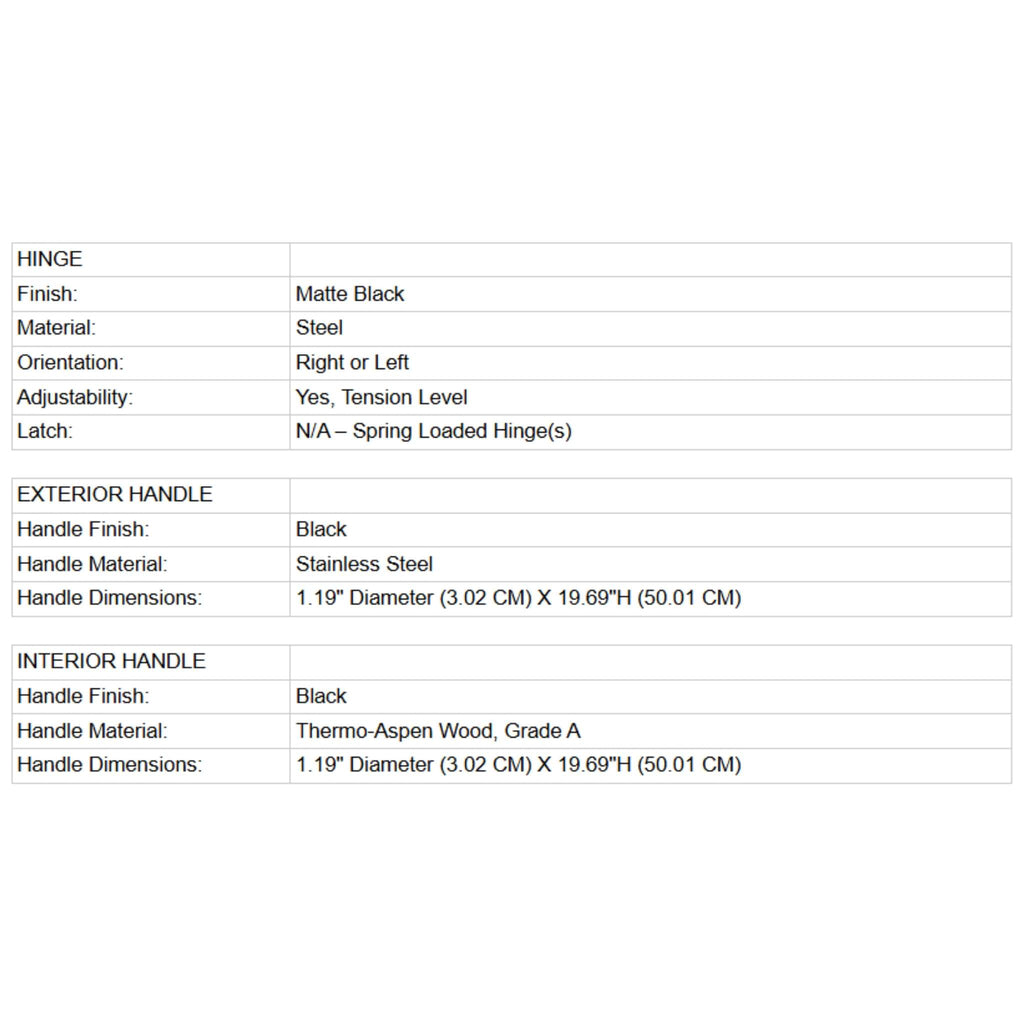 Prosaunas 36X80-Inch Douglas Fir Hemlock Jamb Sauna Door With Dual-Pane Insulated Glass (SAK38145) – SAKSBY WHOLESALE, view 8